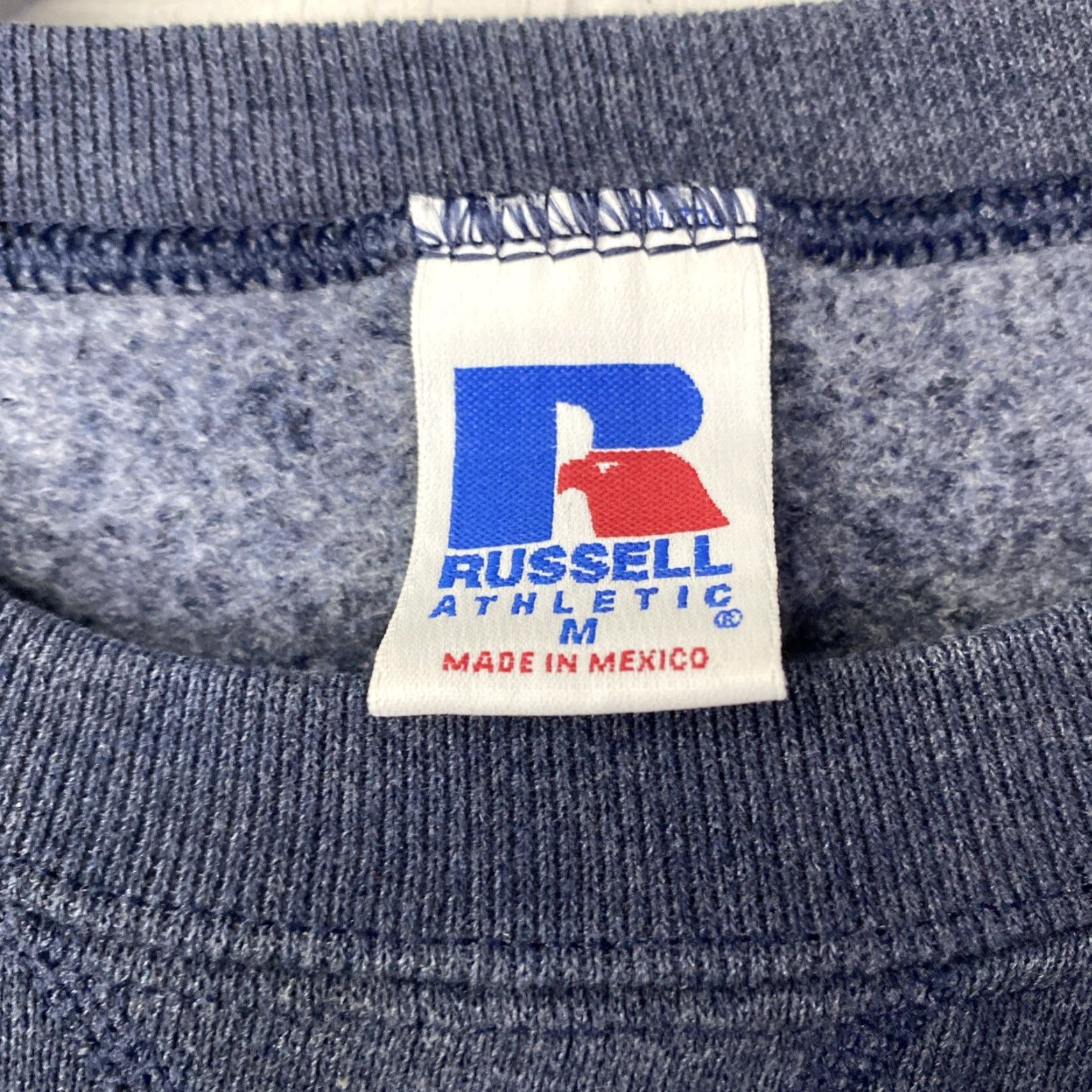 Vintage VINTAGE Russel Crewneck Sweater Dark Gray Heathered 90s Y2K Medium M Unisex Adults Pullover Crew Neck Size US M / EU 48-50 / 2 - 2 Thumbnail