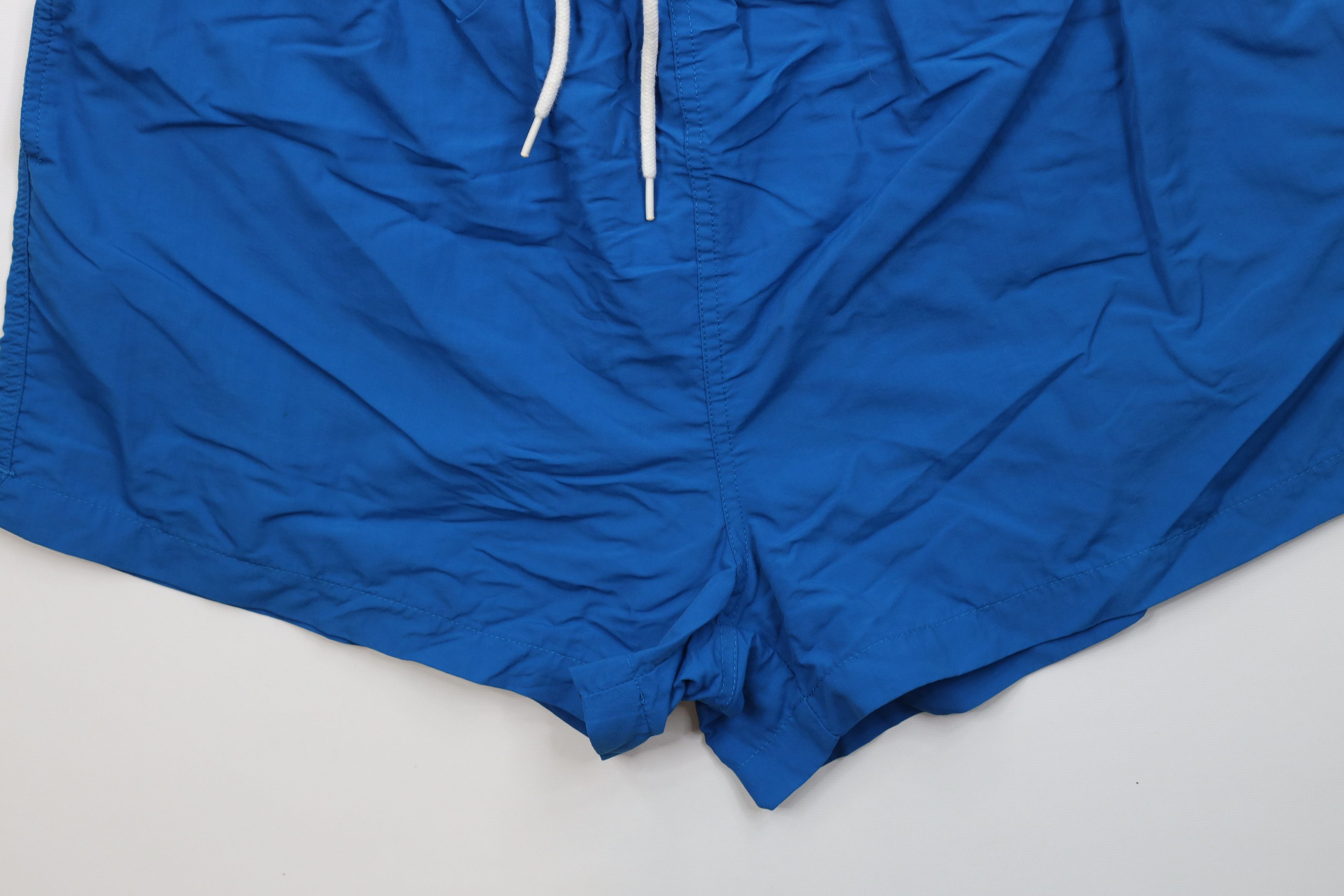Lands' End Vintage 80s Lands End Knee Running Jogging Shorts Blue USA Size US 36 / EU 52 - 4 Thumbnail