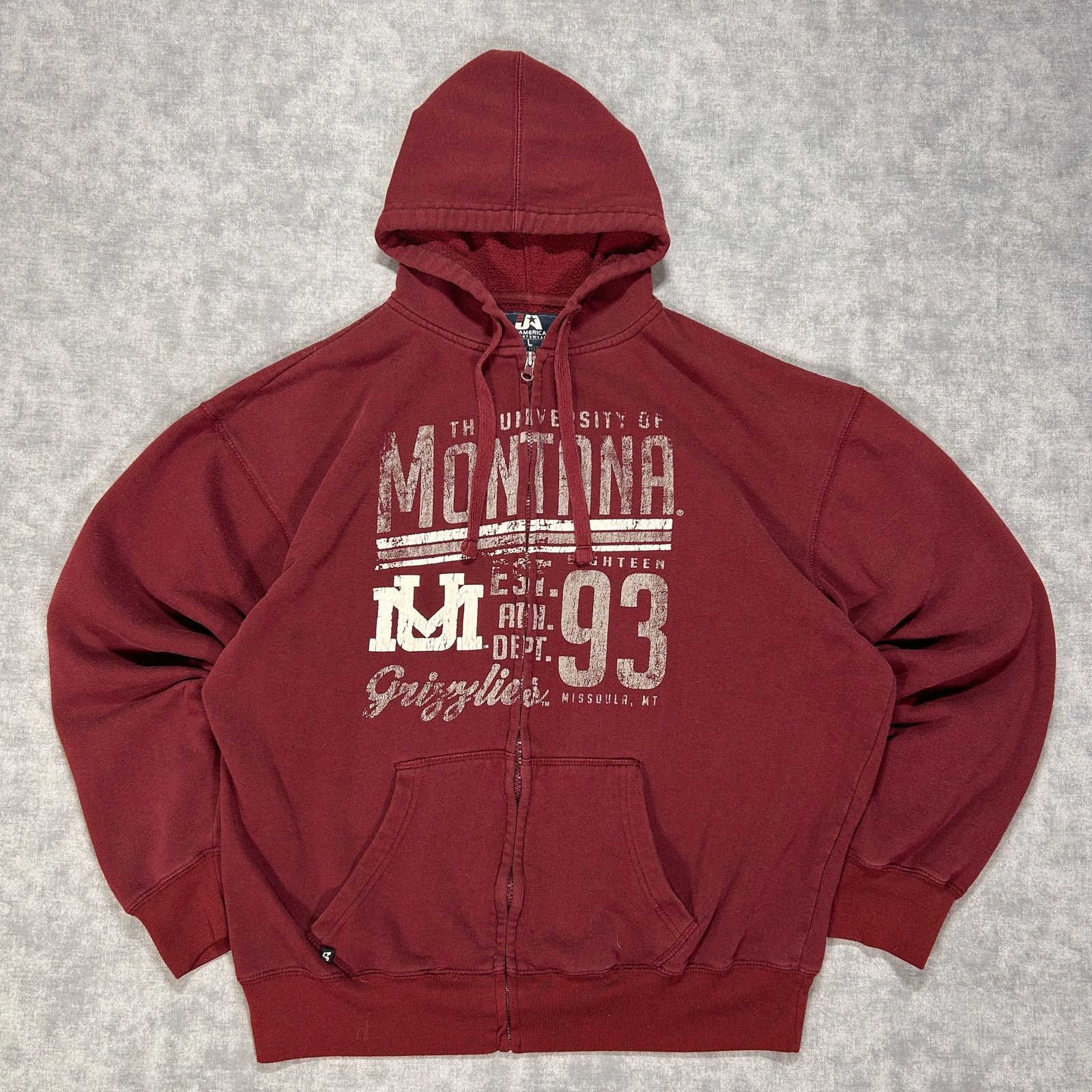 J. America Y2K J America Montana Grizzlies sportswear jacket mens L Size US L / EU 52-54 / 3 - 1 Thumbnail