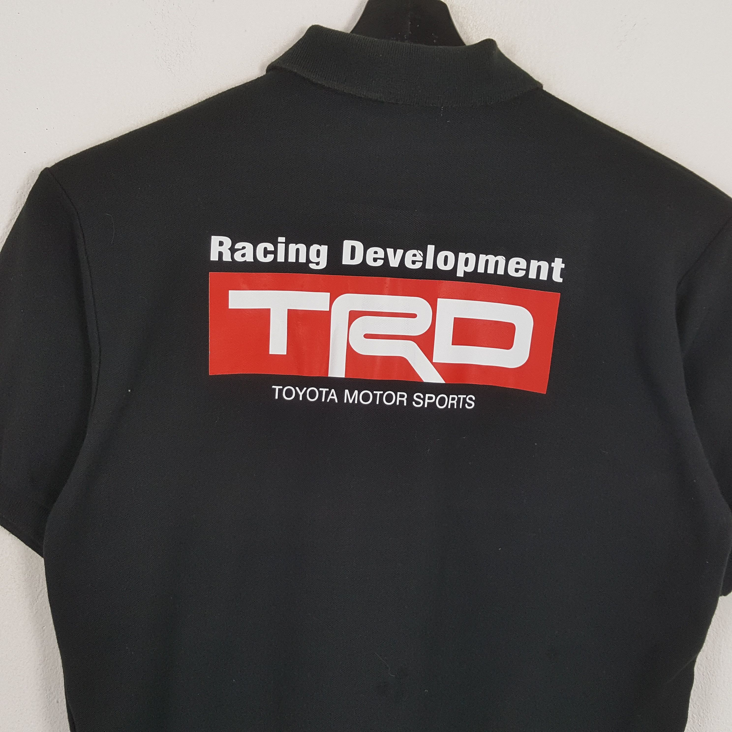 Japanese Brand × Vintage TRD TOYOTA MOTOR SPORT Racing Custom Art Polos Size US L / EU 52-54 / 3 - 2 Thumbnail