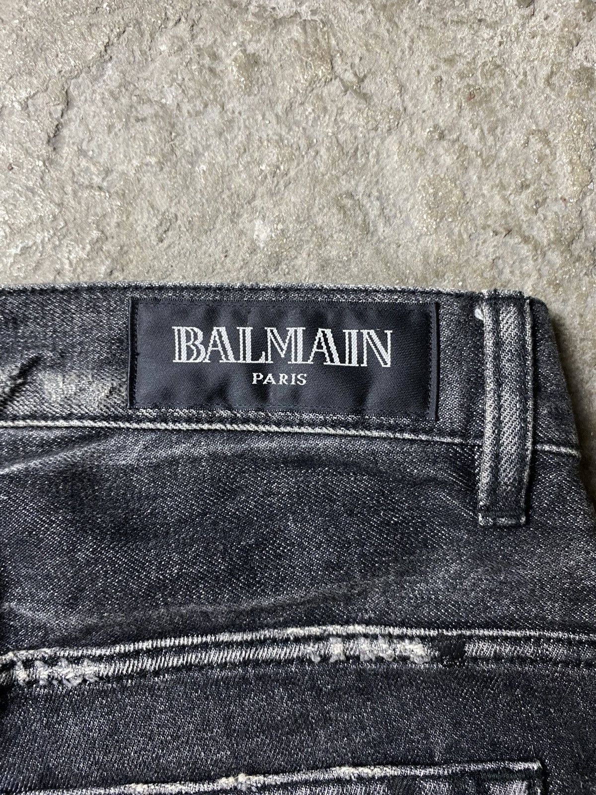 Balmain Balmain Distressed Denim Shorts Size US 32 / EU 48 - 9 Thumbnail