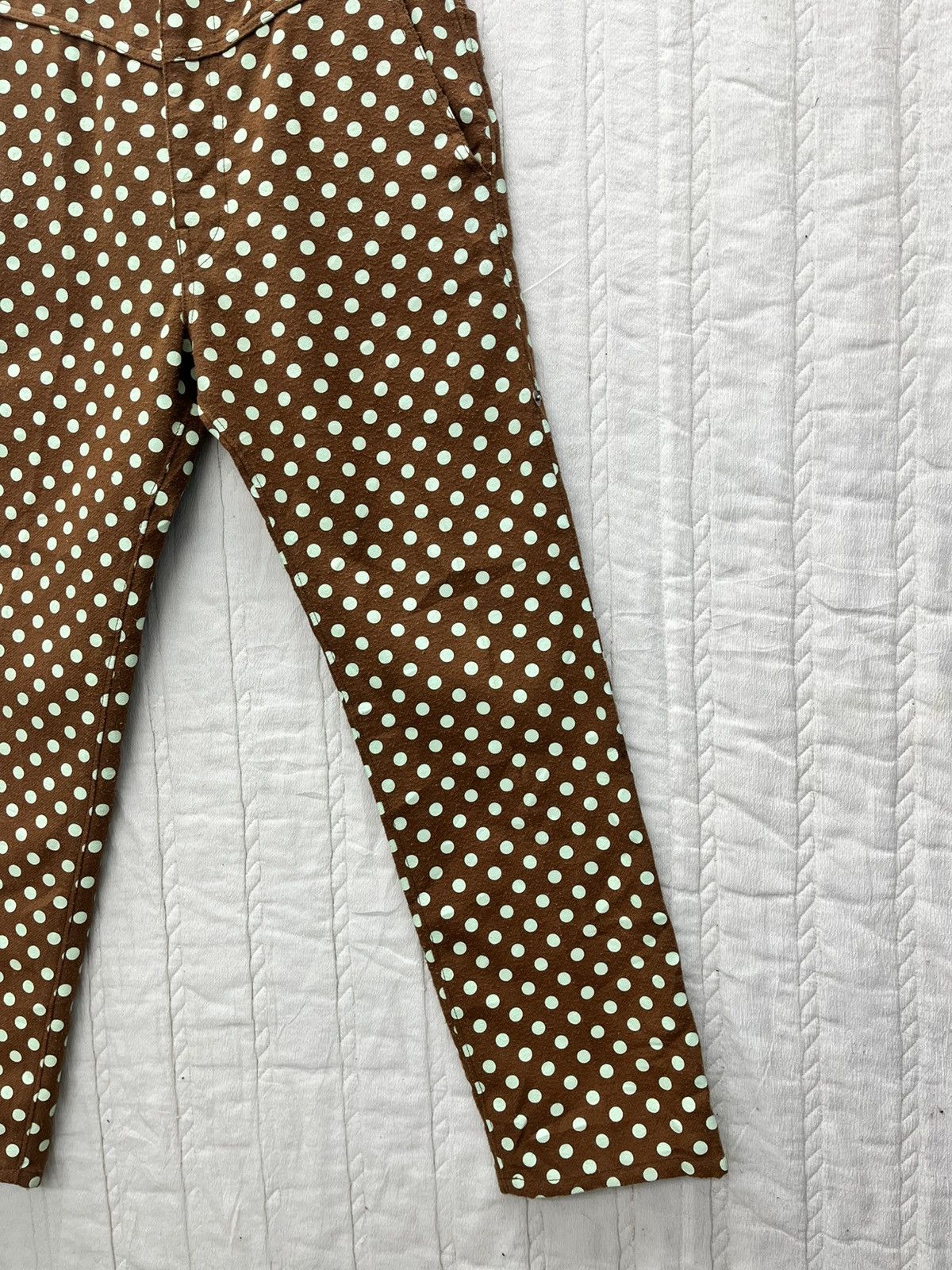 mercibeaucoup ARCHIVE🔥🔥🔥VTG MERCIBEAUCOUP POLKA DOT REVERSE POCKET PANT Size 28" / US 6 / IT 42 - 4 Thumbnail
