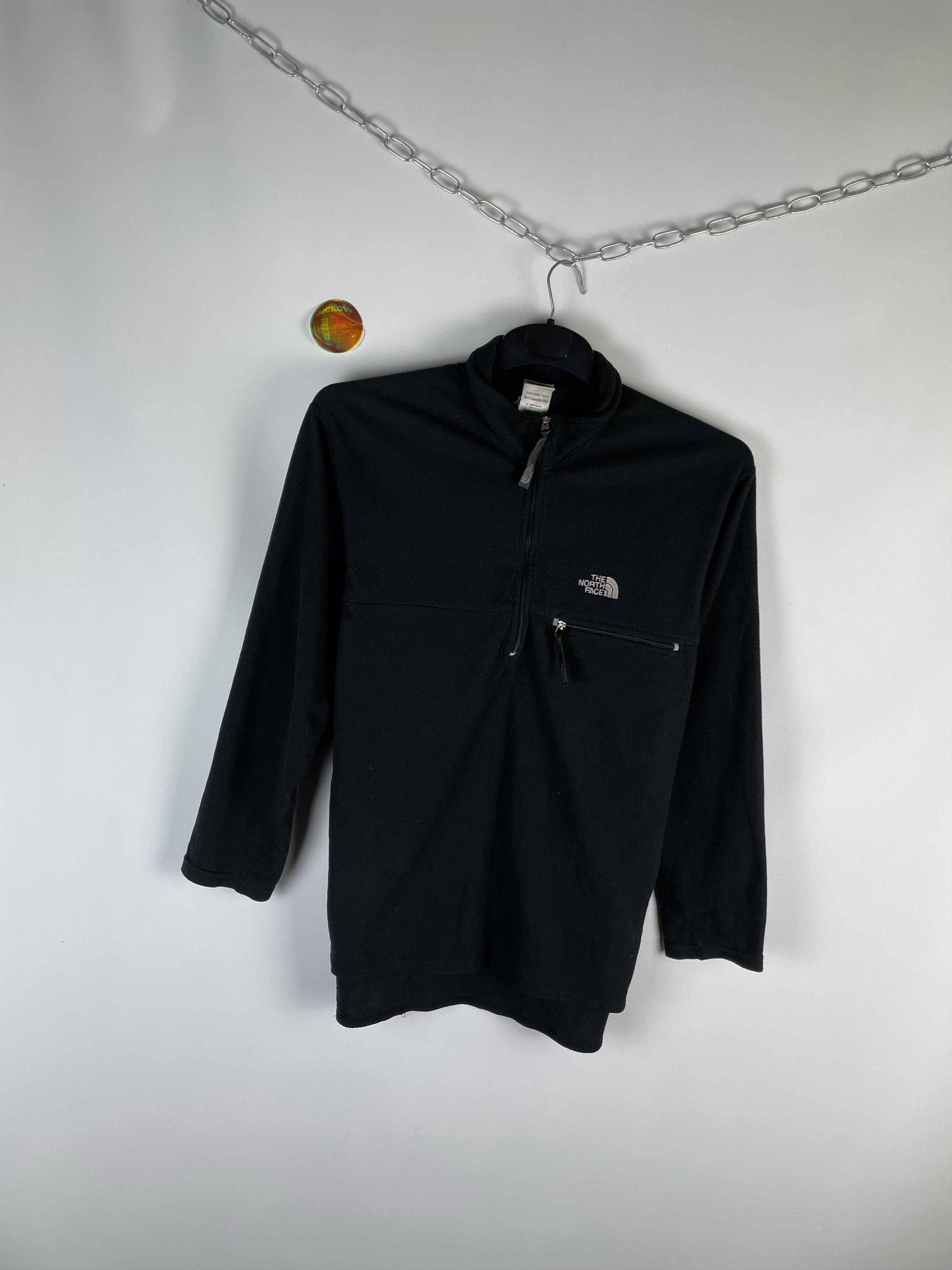 The North Face Vintage The North Face 1/4 Zip Fleece Jacket Size US M / EU 48-50 / 2 - 2 Thumbnail