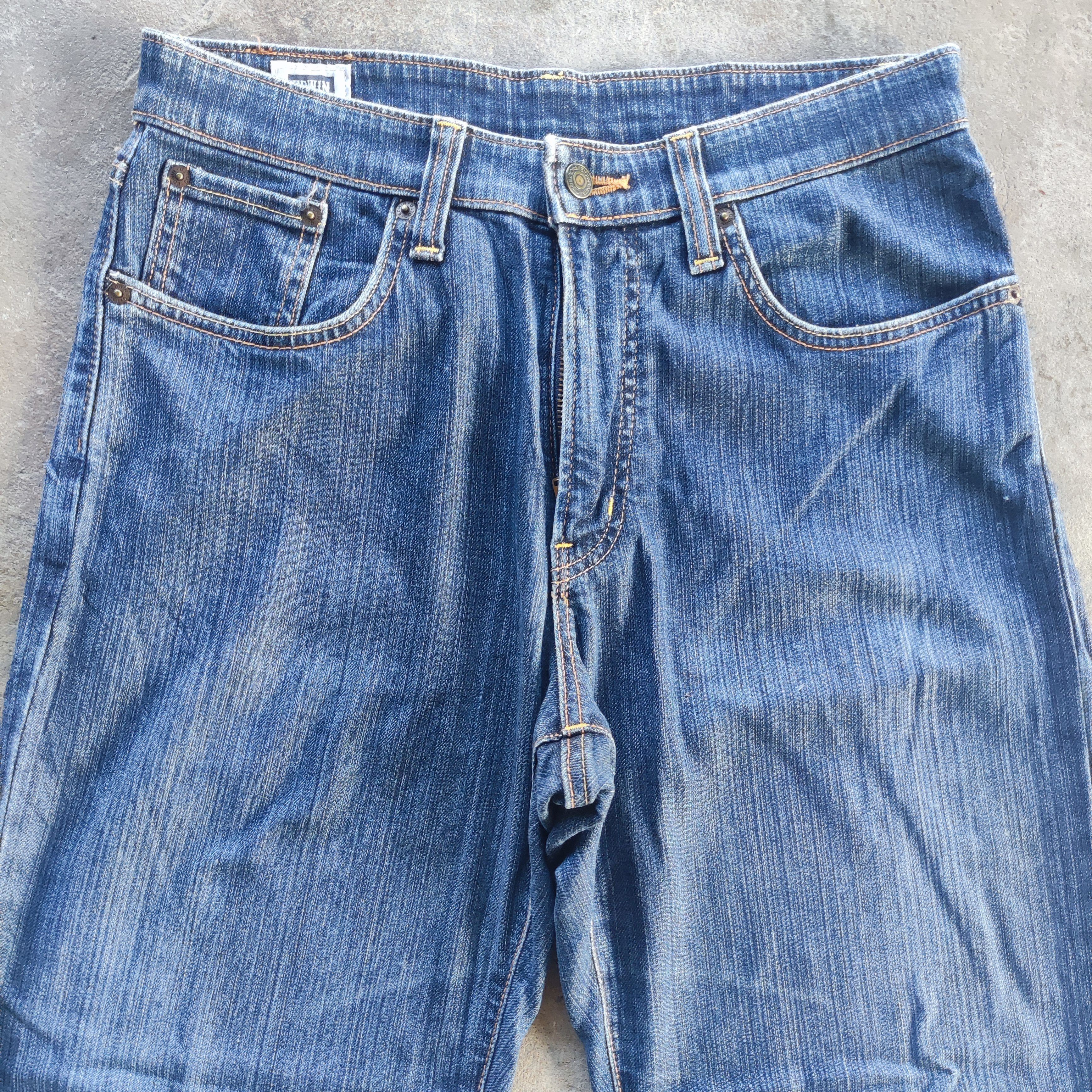 Edwin Vintage Edwin Brand Buggy Jeans Distressed Ripped Pants Size US 30 / EU 46 - 3 Thumbnail