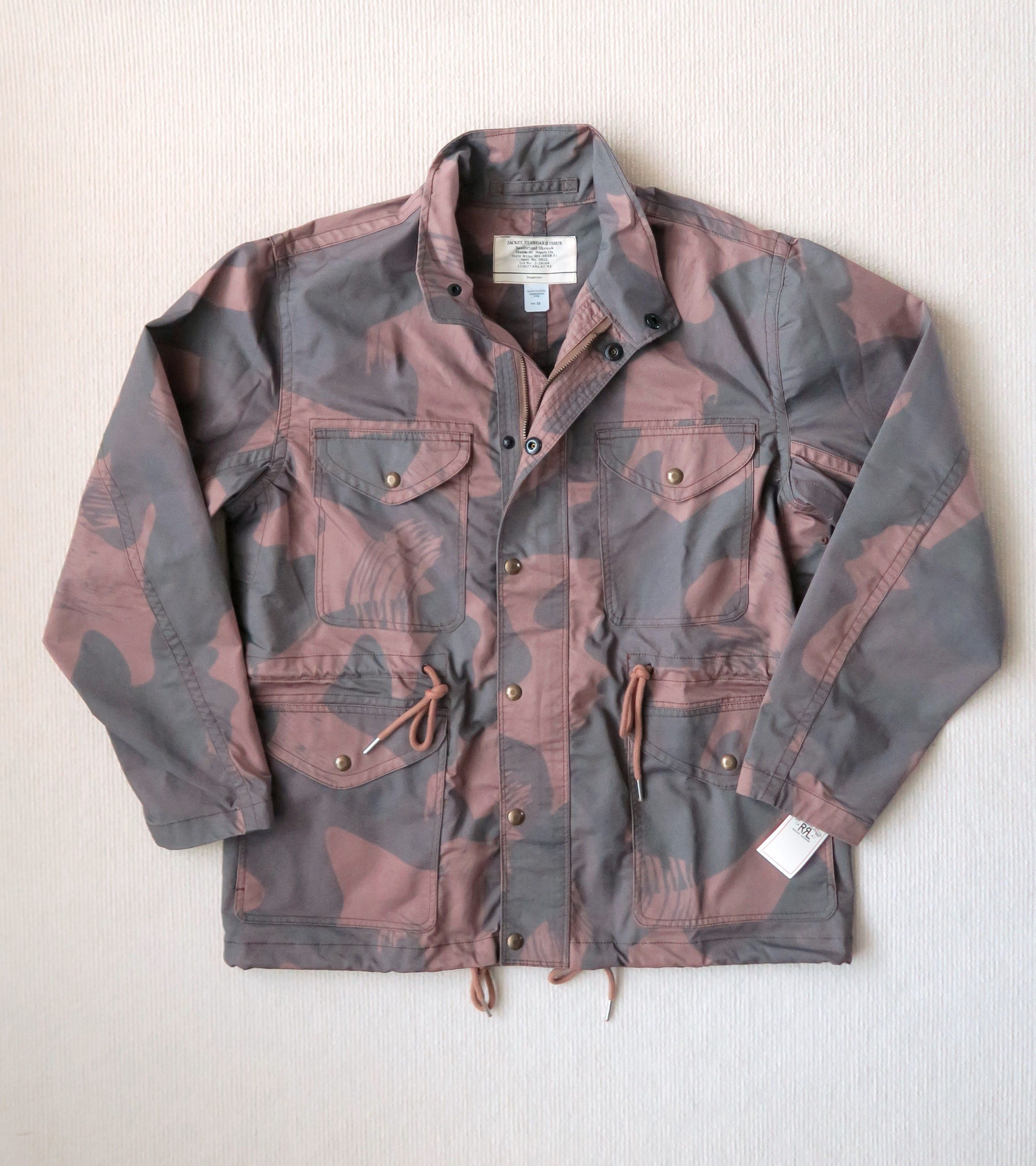 RRL Ralph Lauren RRL Ralph Lauren Brush Stroke Camo Military Workwear Jacket Size US M / EU 48-50 / 2 - 1 Thumbnail