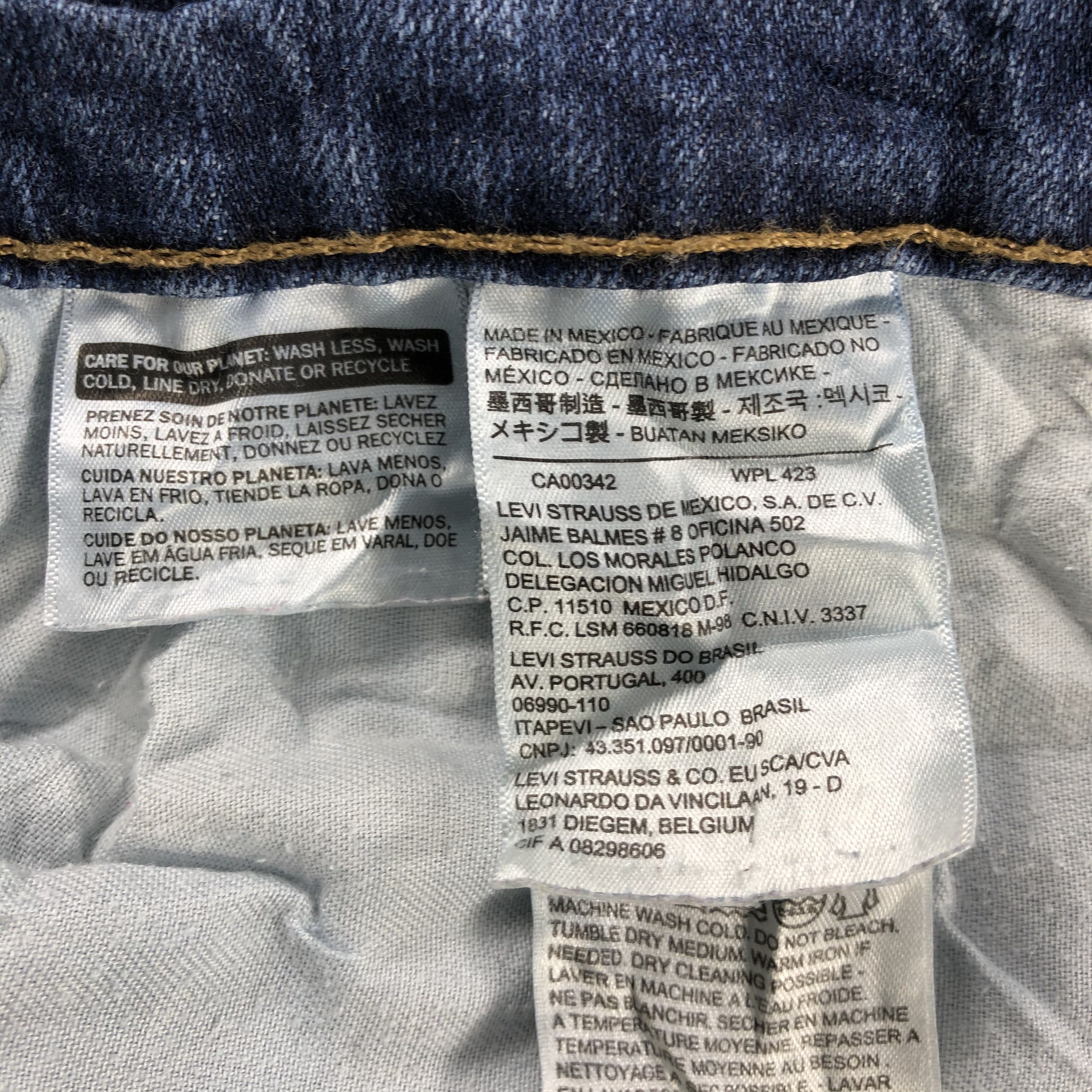 Levi's Vintage Blue Wash Levis 505 Jeans-J2287 Size US 34 / EU 50 - 10 Thumbnail