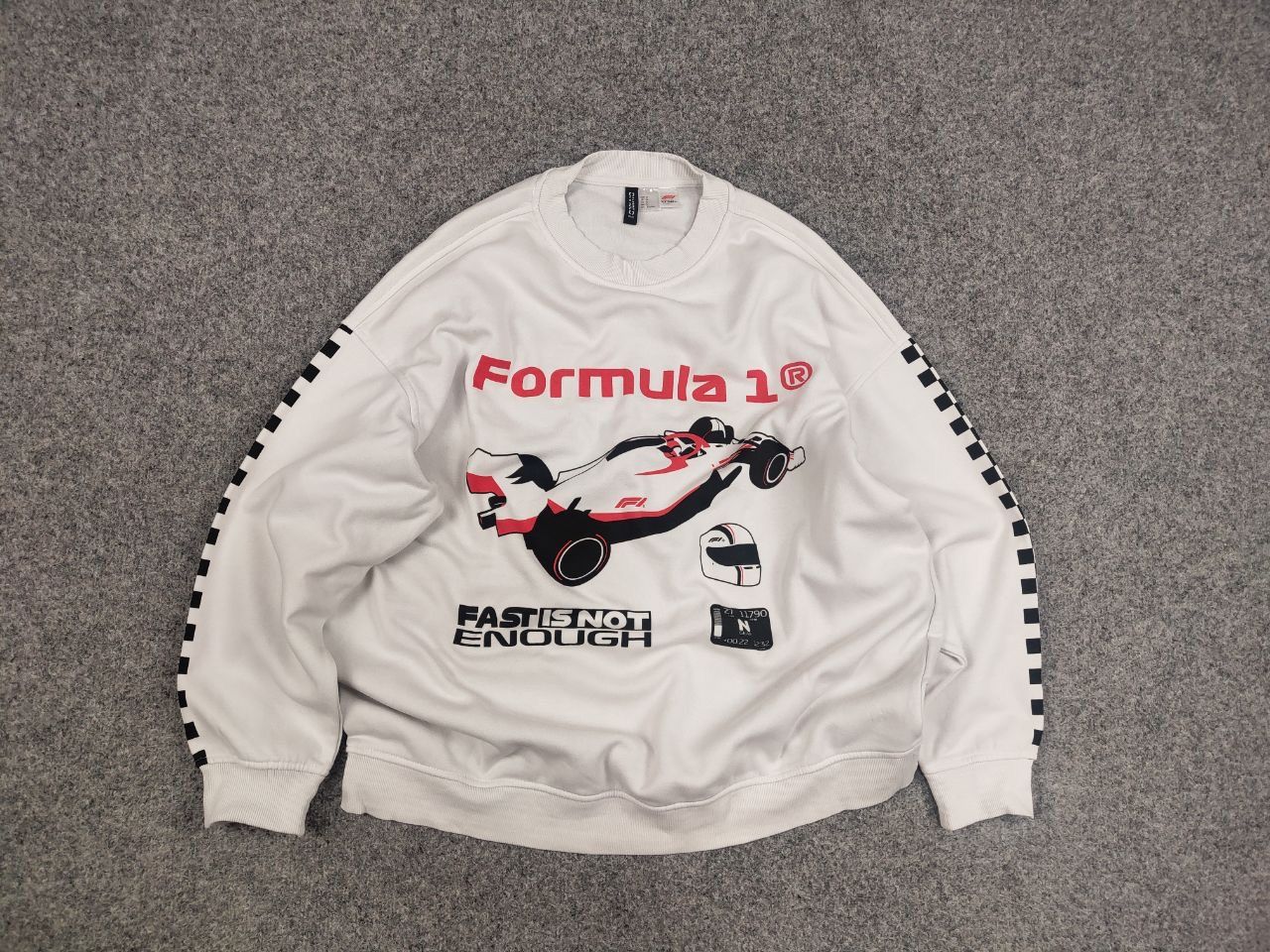Formula 1 Formula 1 Classic Racing H&M logo Oversized Sweatshirt Size M / US 6-8 / IT 42-44 - 8 Thumbnail