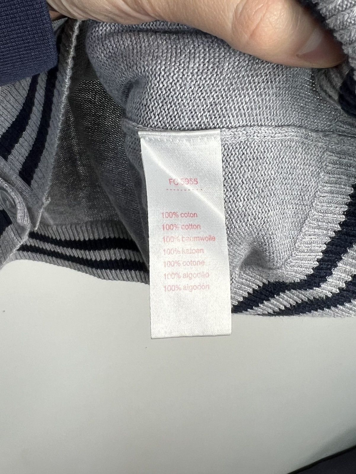 Lacoste Cardigan Lacoste L!VE Logo Sweater Size US XL / EU 56 / 4 - 3 Thumbnail