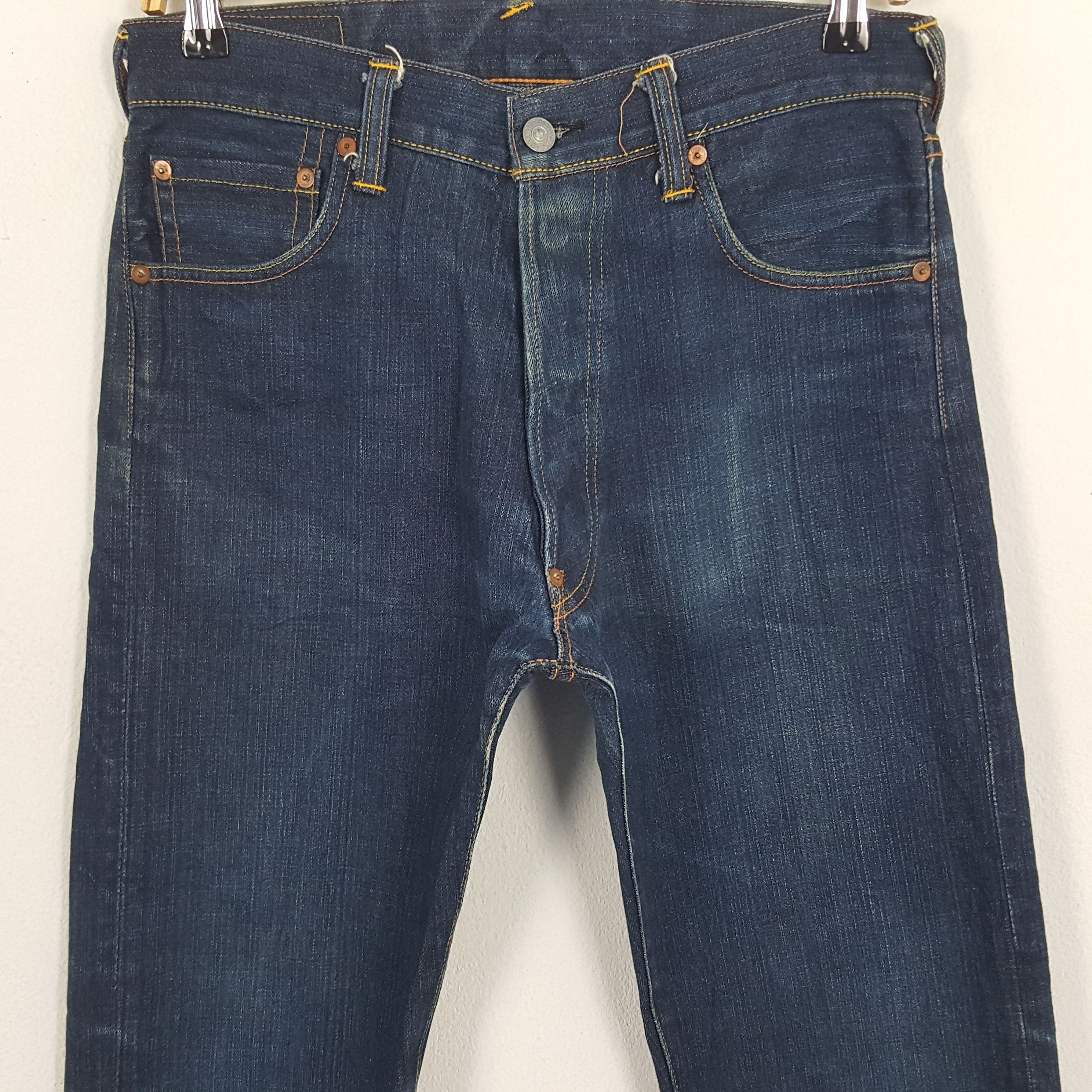 Evisu × Vintage Vintage Evisu Japan Custom Art Daicock Denim Jeans Size US 29 - 5 Thumbnail