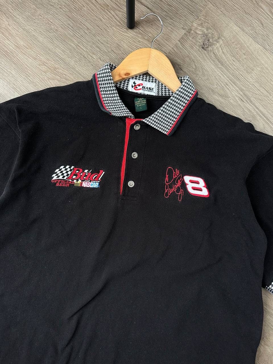 Vintage Vintage Racing NASCAR’s Bud Polo T-Shirt Size US L / EU 52-54 / 3 - 9 Thumbnail