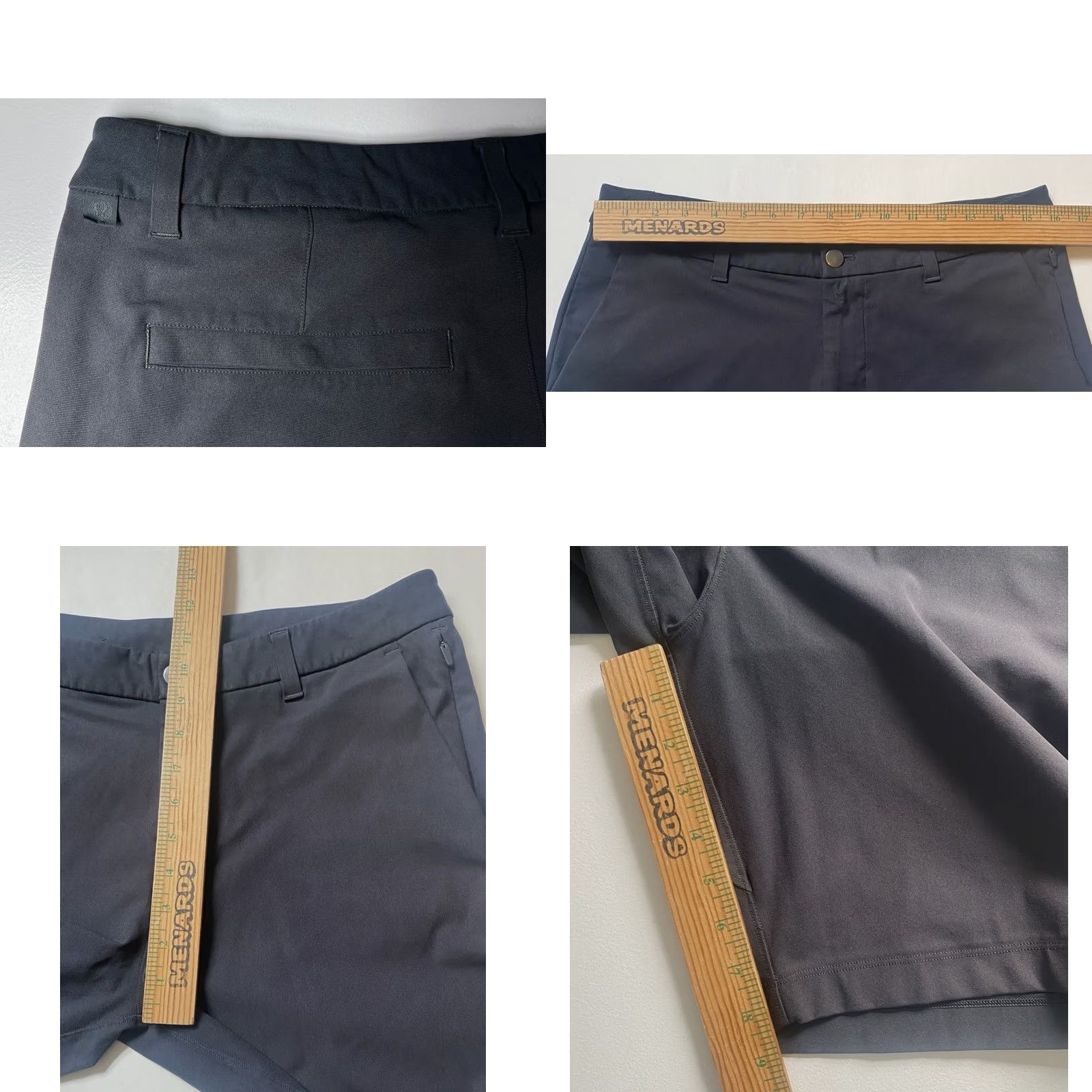 Lululemon Lululemon Men's Commission Classic-Fit Shorts 9" 32 Gray Chino Pocket Flat Front 9 in Inseam Summer Spring Mens Size US 32 / EU 48 - 8 Thumbnail