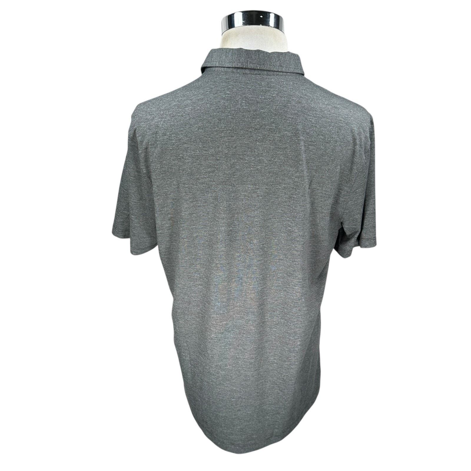 Lululemon Lululemon Polo Shirt Men L Gray Short Sleeve Golf Pullover Size US L / EU 52-54 / 3 - 8 Thumbnail