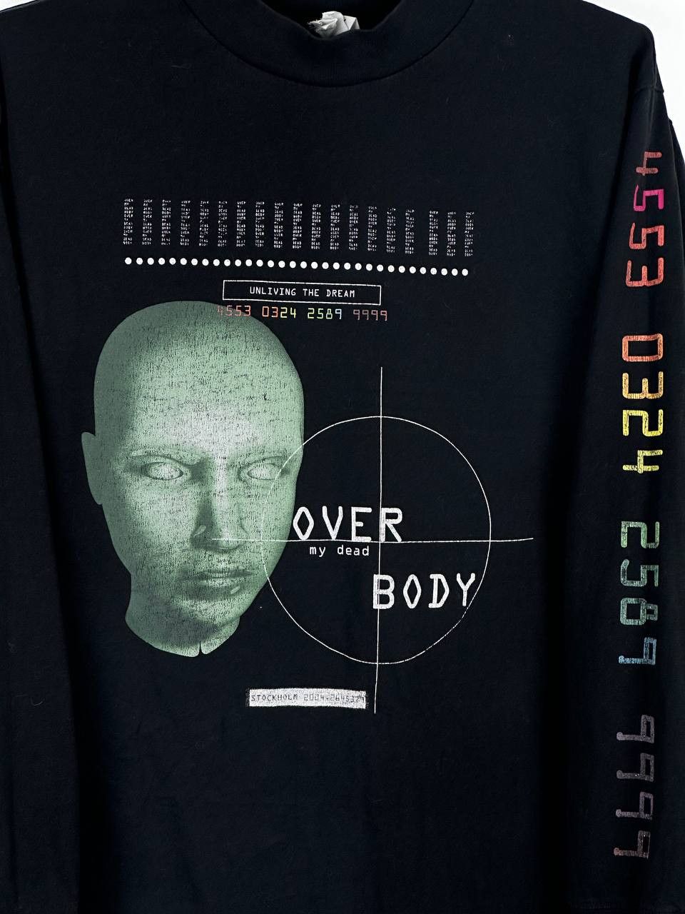 Cheap Monday × Japanese Brand Avantgarde Over My Dead Body Long Sleeve T Shirt Size US M / EU 48-50 / 2 - 5 Thumbnail