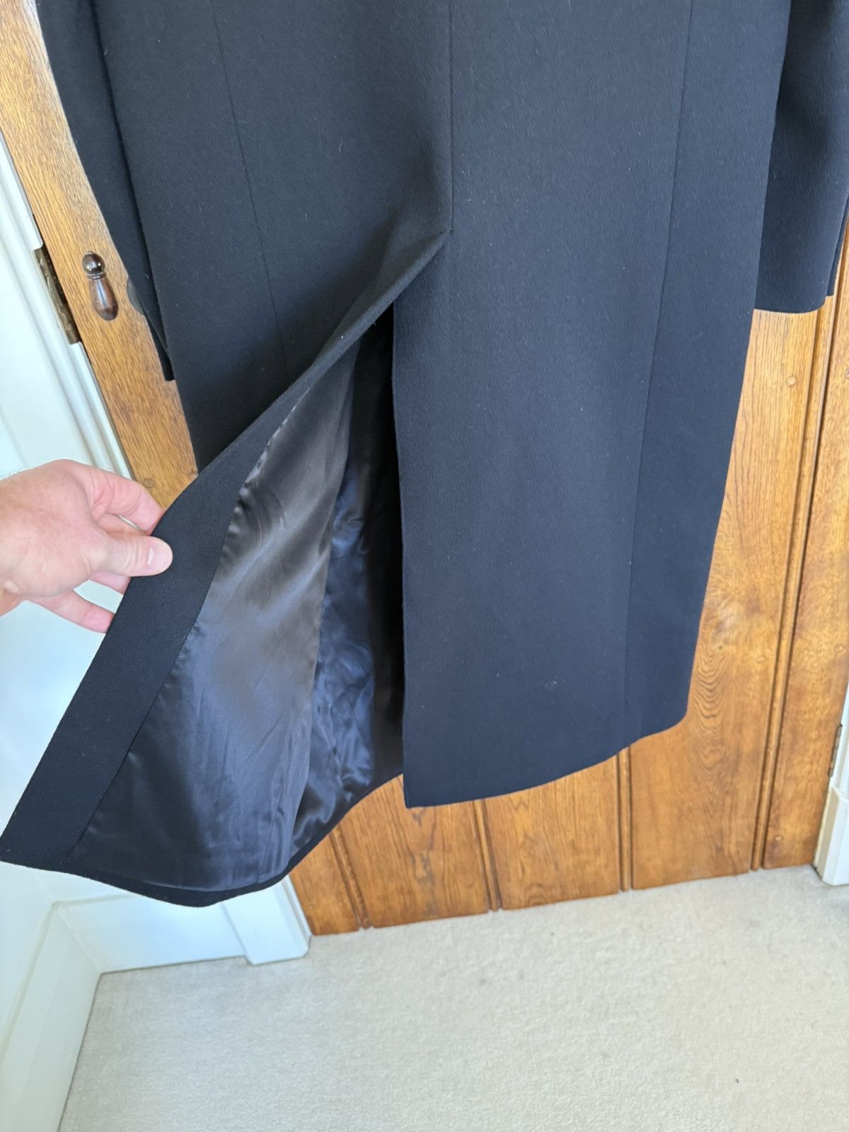 Celine FW25 Celine 1 of 1 sample Chesterfield tuxedo coat Hedi M Size US M / EU 48-50 / 2 - 17 Thumbnail
