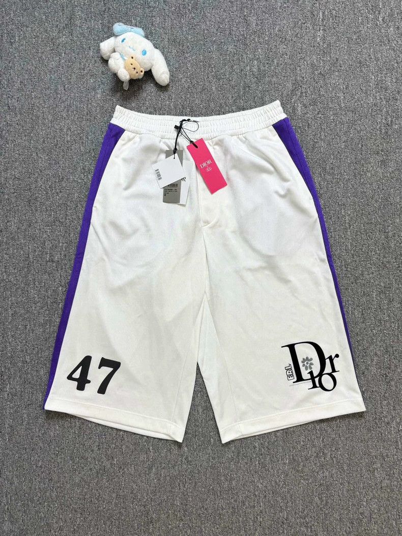 Dior DiorWhite contrasting color stitching printed logo digital Size US 32 / EU 48 - 1 Thumbnail