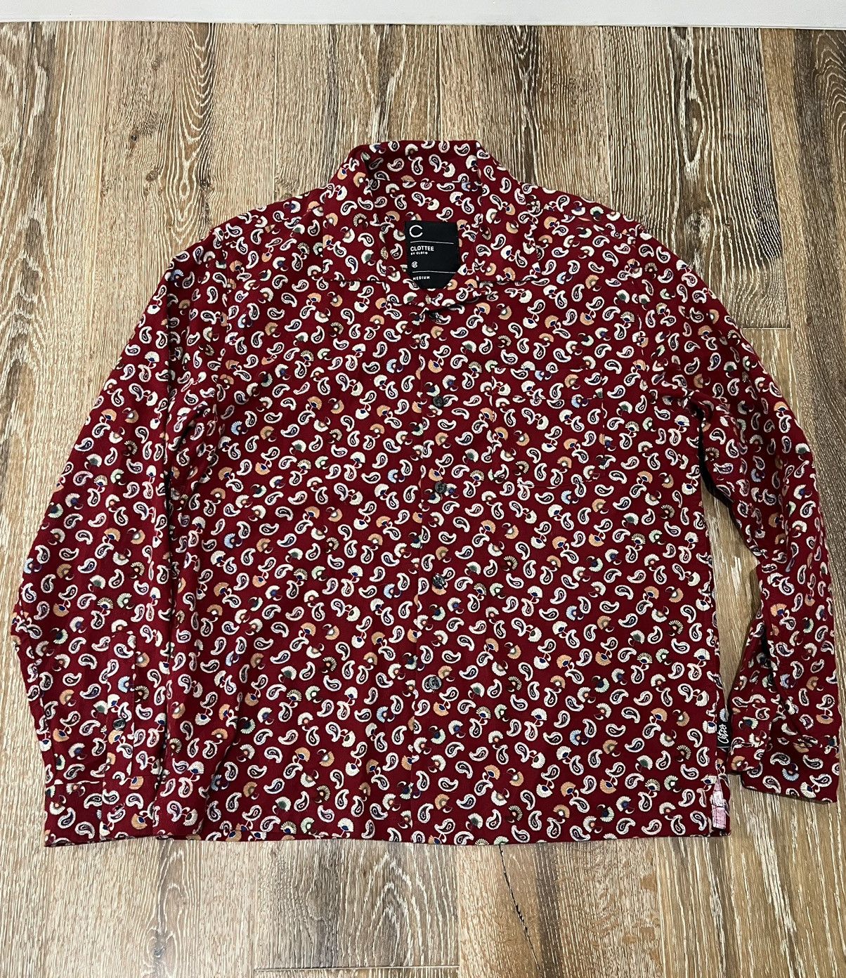 CLOT Clottee by clot paisley print pattern button up shirt Size US M / EU 48-50 / 2 - 1 Thumbnail