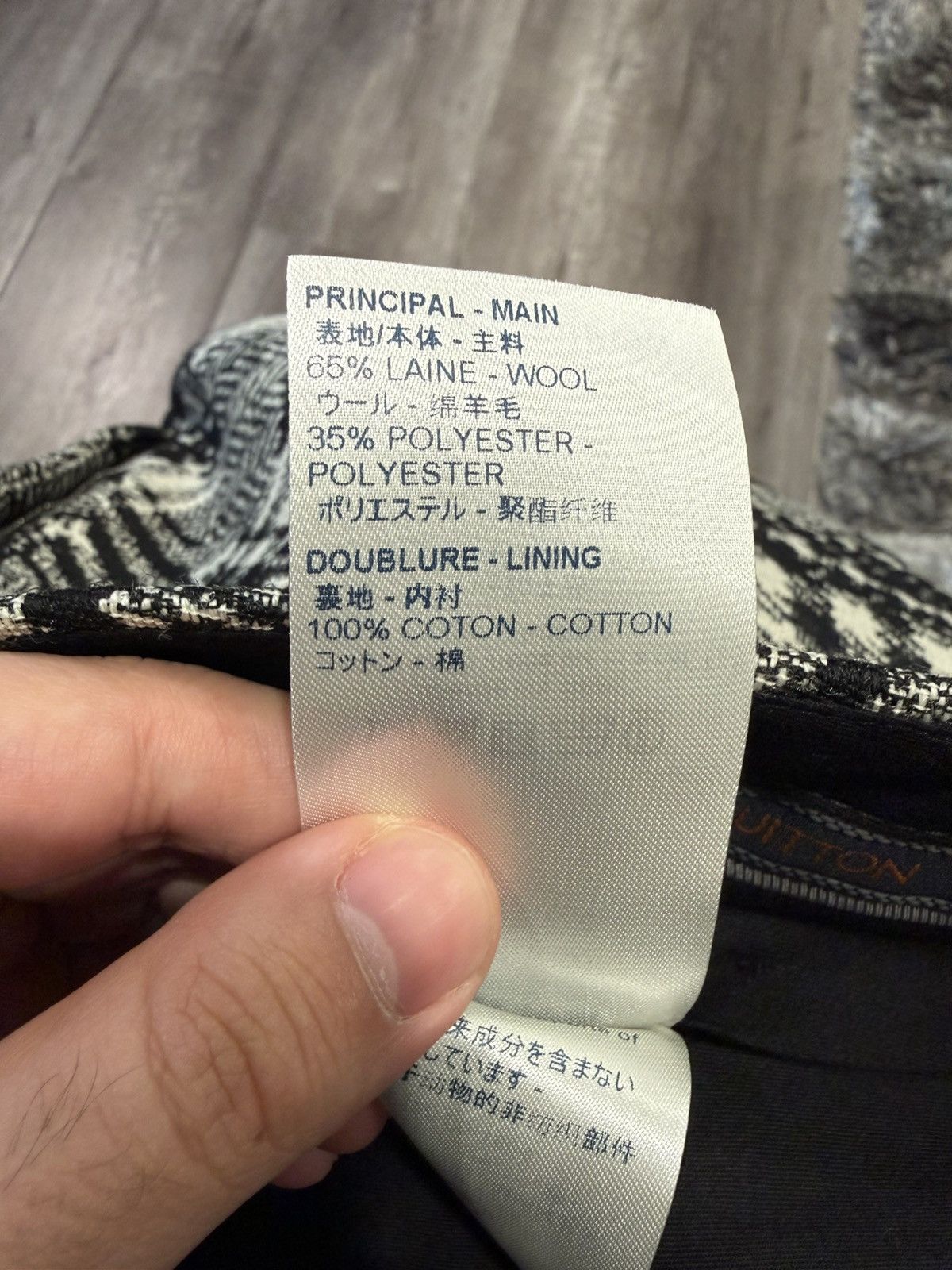Louis Vuitton Louis Vuitton Wool Plaid Grey Monogram Pants Size US 38 / EU 54 - 8 Thumbnail