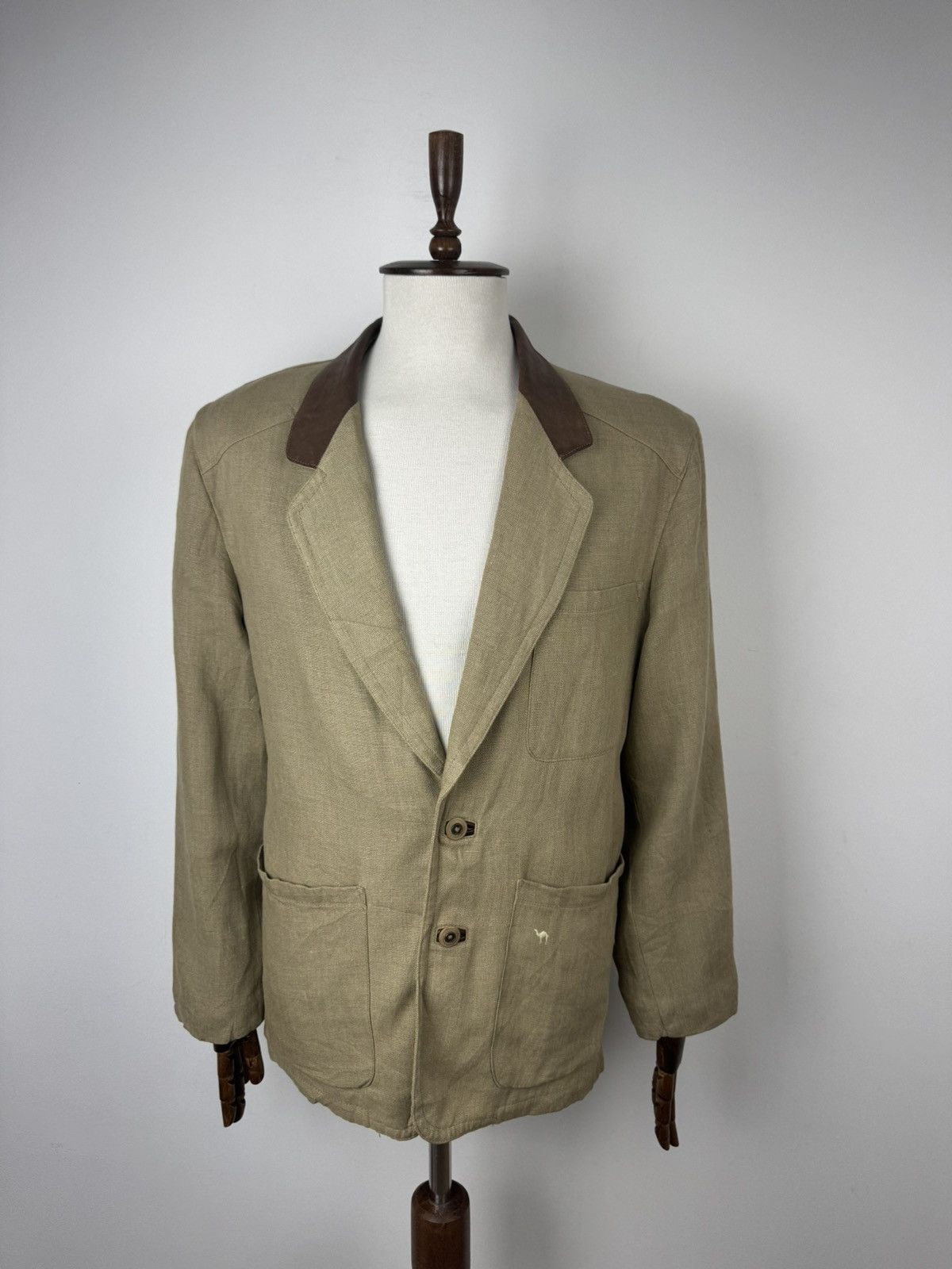 Camel × Vintage Vintage Camel Collection Blazer Casual Jacket size 48 ( XL) Size 48L - 1 Thumbnail