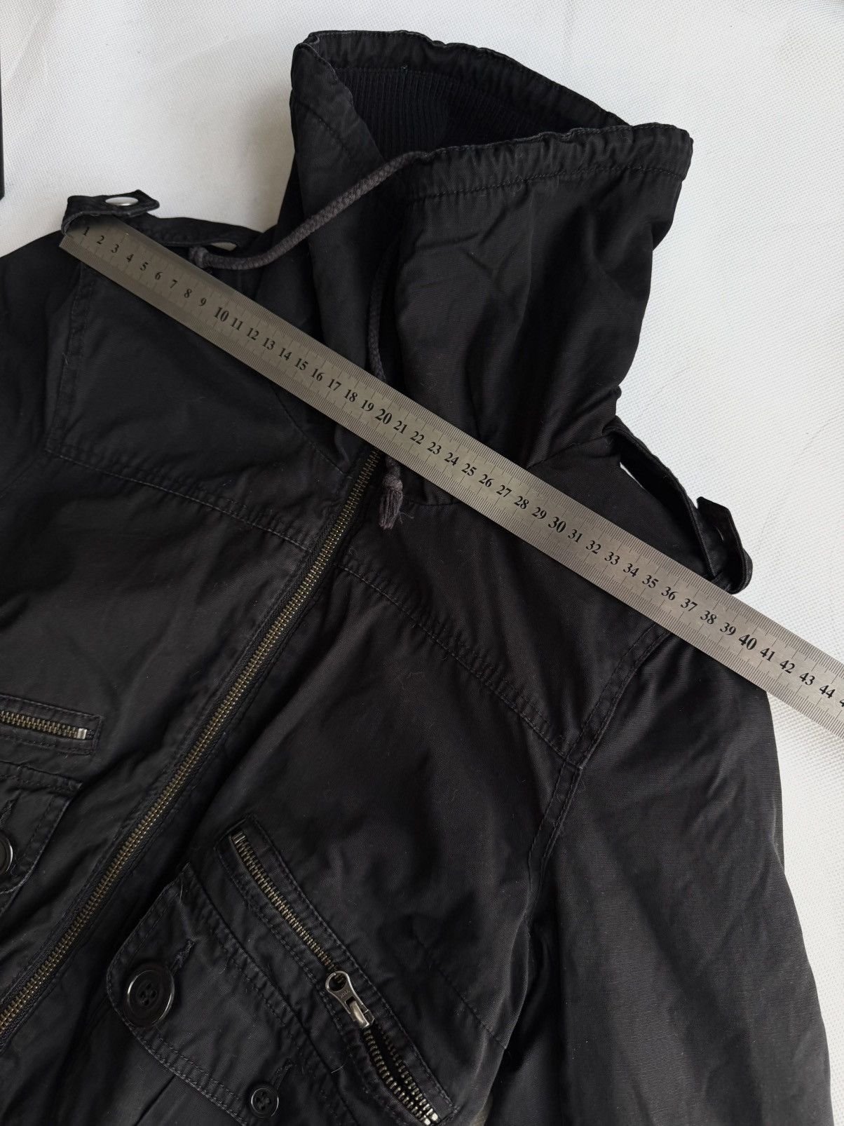 If Six Was Nine Vintage Y2K MkBomber Motorcycle Fur Collar Avantgarde Jacket Size US M / EU 48-50 / 2 - 13 Thumbnail