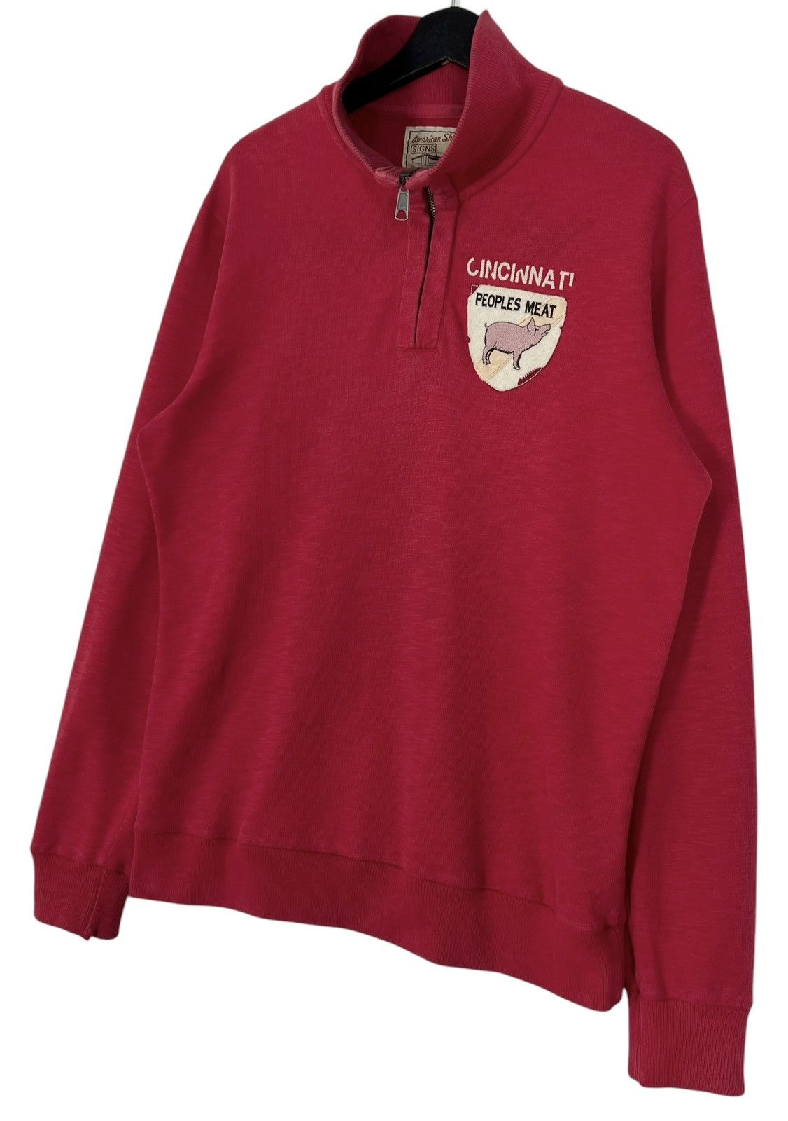 Vintage 90s Vintage Peoples Meat Packing Co Cincinati Ohio Half Zip Size US XL / EU 56 / 4 - 3 Thumbnail