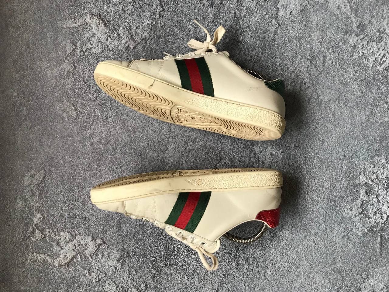 Gucci × Vintage Vintage Auth Gucci Ace Arrow OG Leather Sneaker Sz 38 Size US 8 / IT 38 - 5 Thumbnail