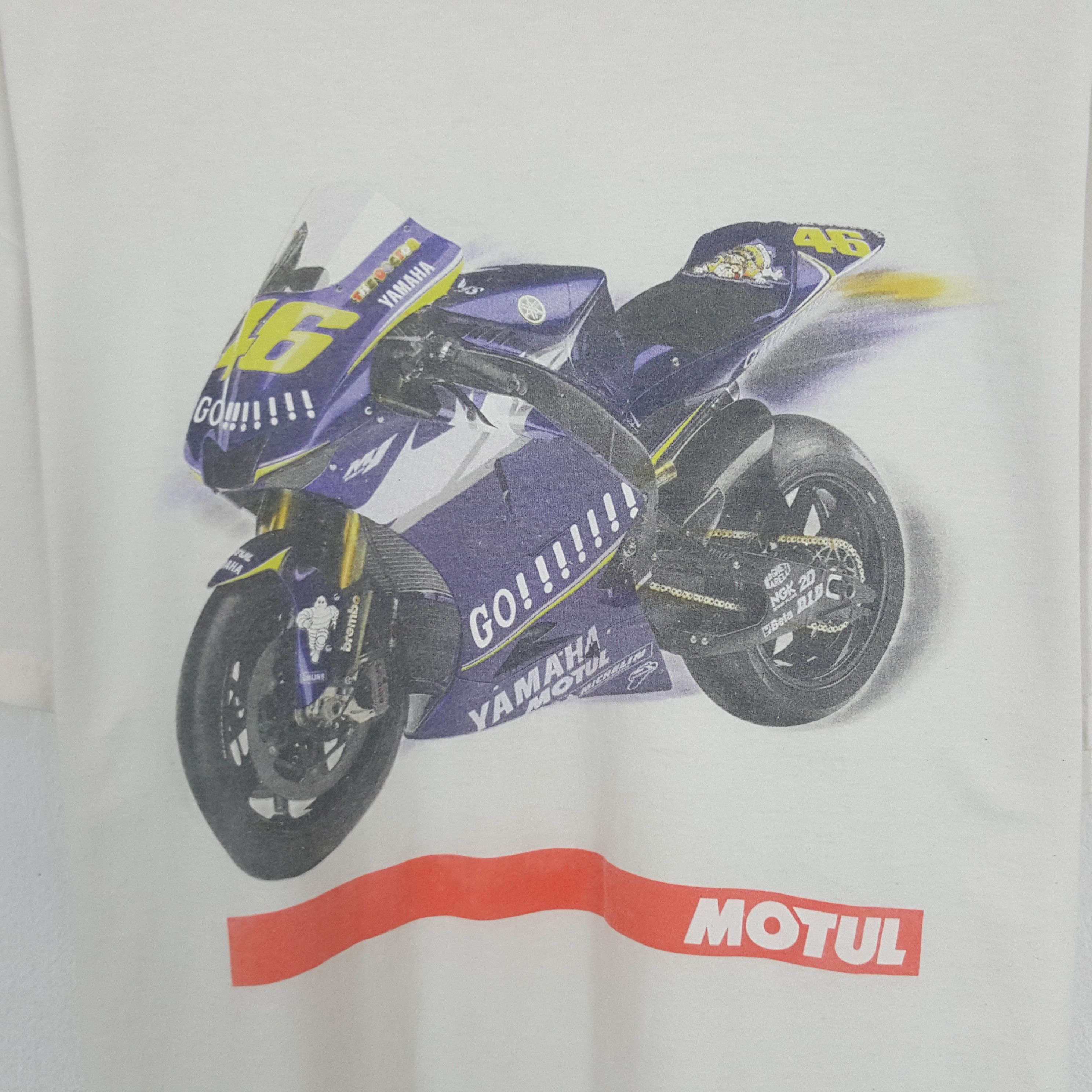 Vintage × Yamaha Vintage Yamaha Motul Tshirt Size US XL / EU 56 / 4 - 2 Thumbnail