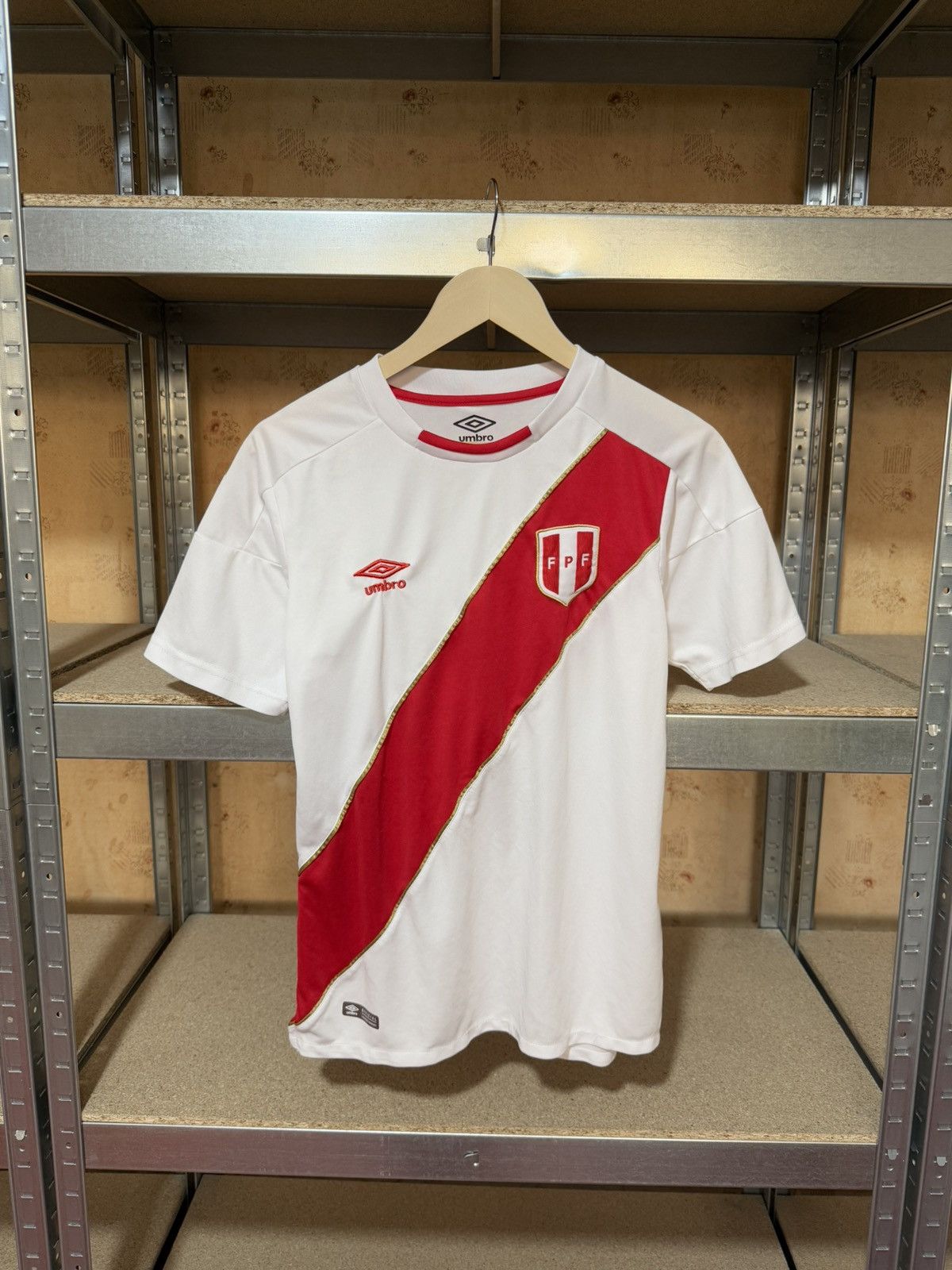 Rare Umbro FIFA World Cup Peru 2018 Home Soccer Jersey