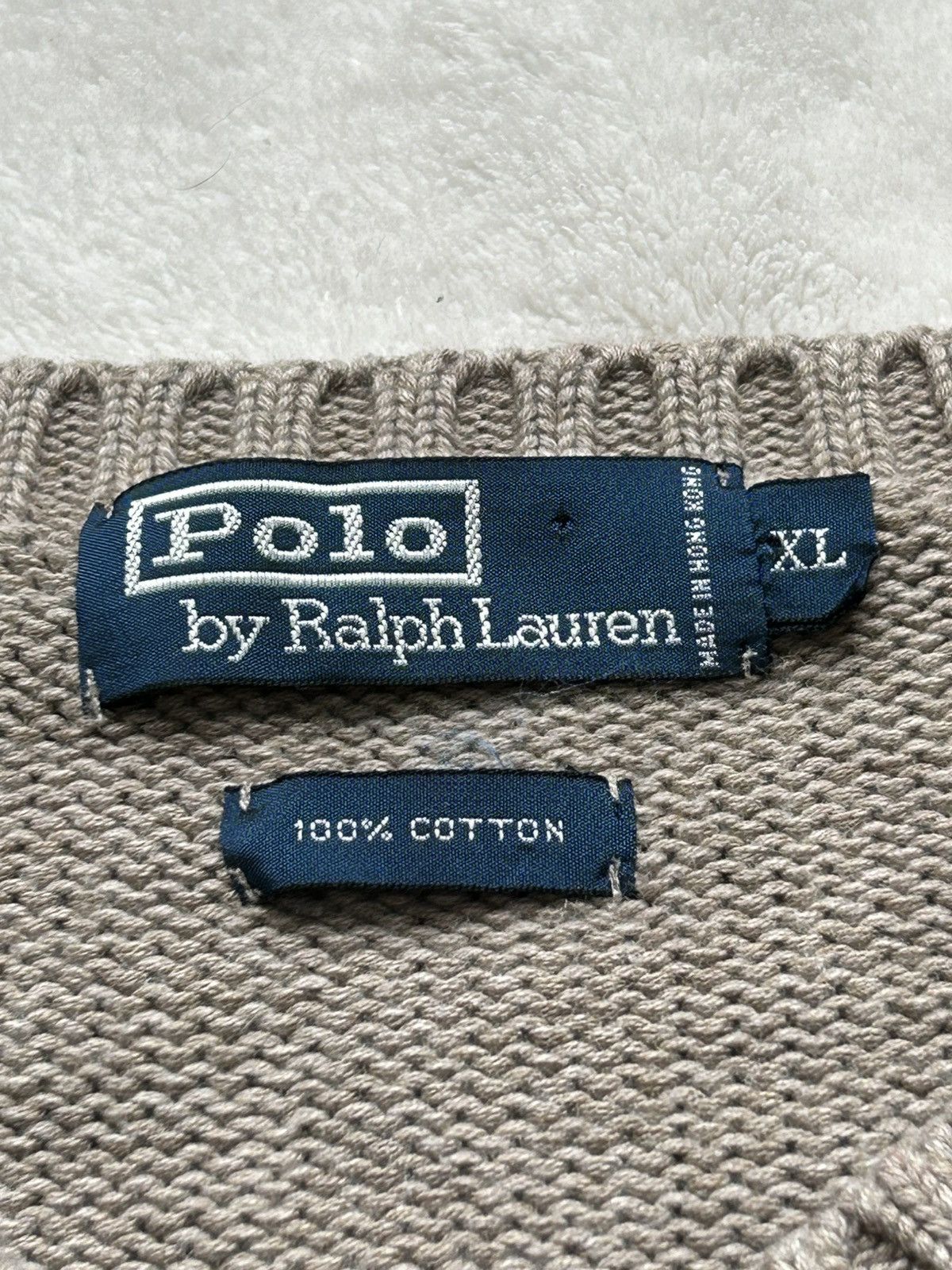 Polo Ralph Lauren 90s Polo Ralph Lauren 100% Cotton V-Neck Sweater Vest sz XL Size US XL / EU 56 / 4 - 3 Thumbnail