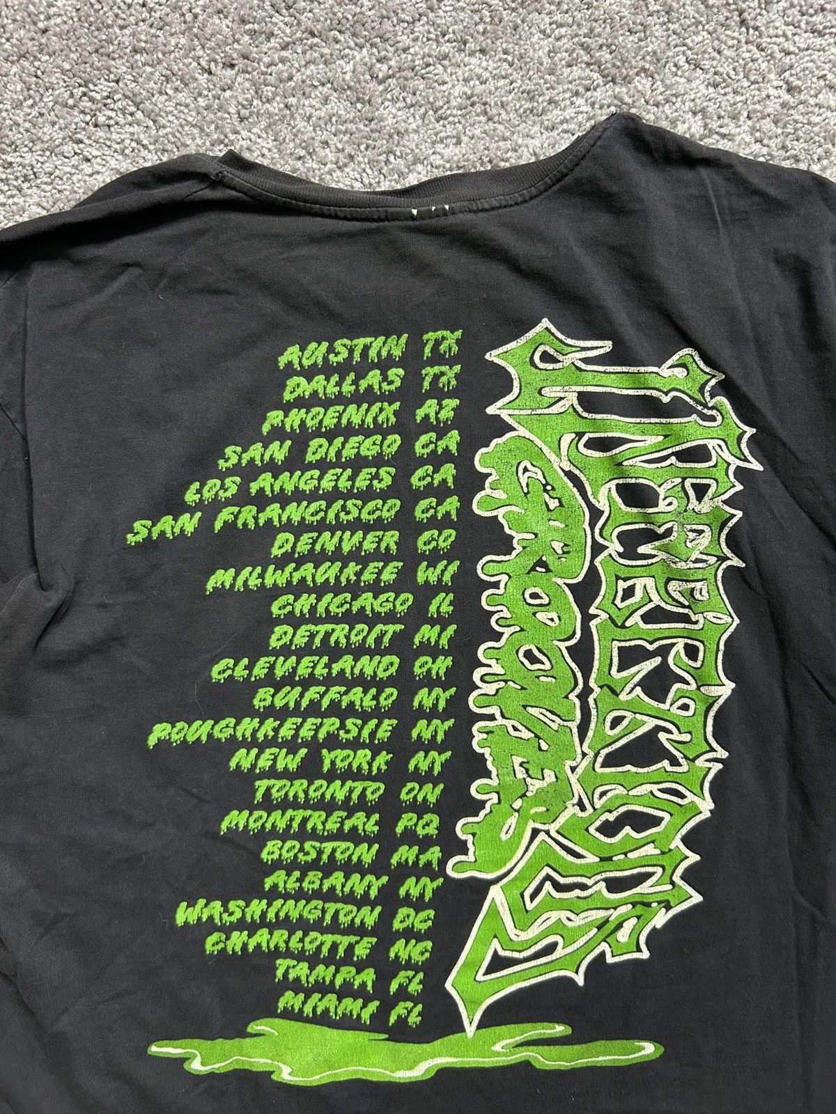 Vintage 90s Infectious Grooves Thrashed Tee Made in USA, image size:1200x1600