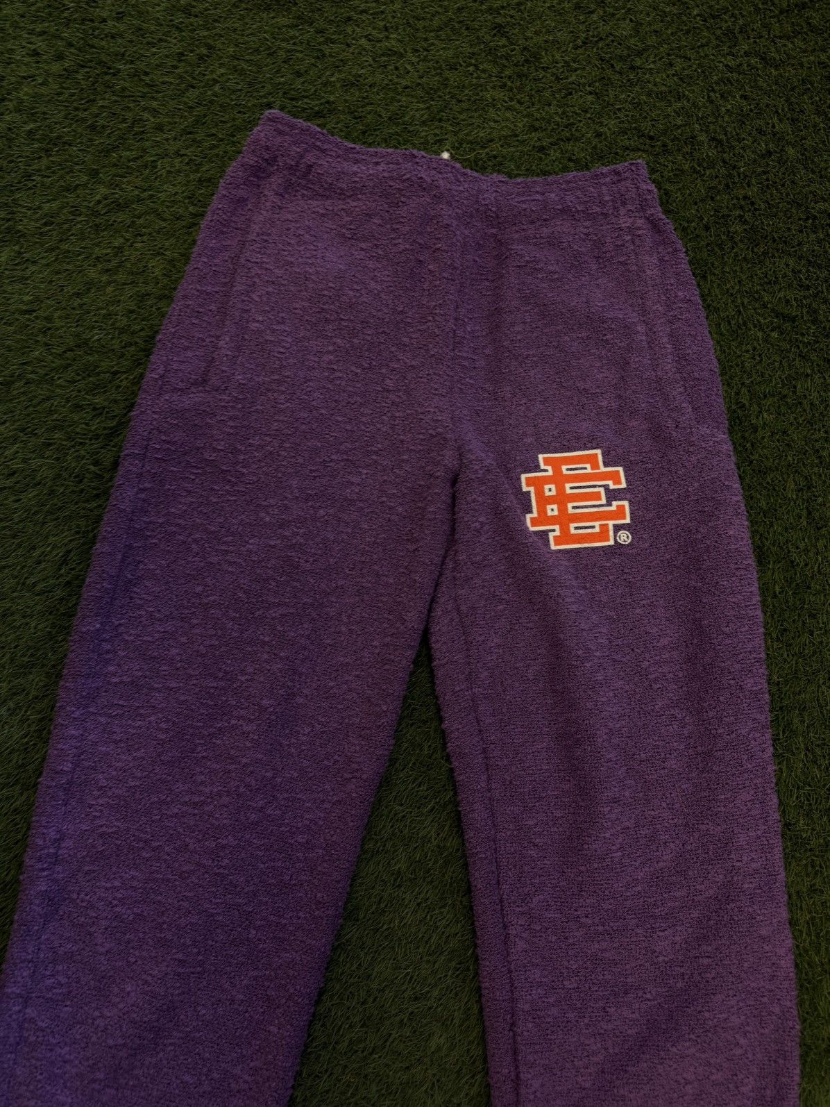 Eric Emanuel Eric Emanuel FW21 Purple Orange Boucle Sweatpants Size (M) Size US 31 - 3 Thumbnail