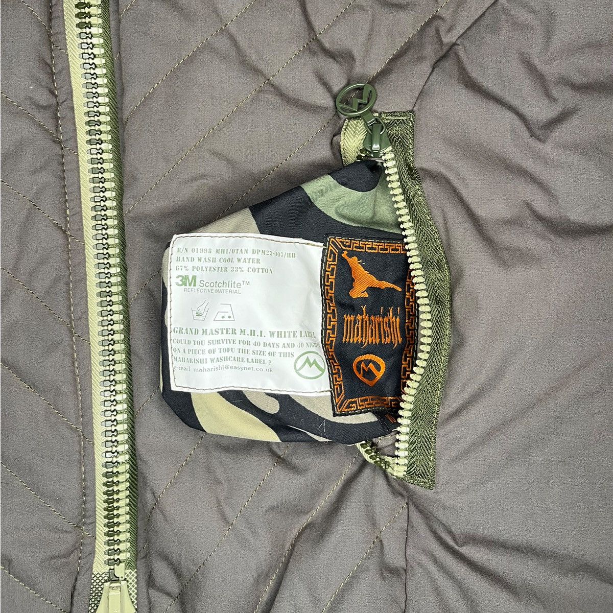 Maharishi 1998 Maharishi Reversible Quilted Technical Puffer Size M / US 6-8 / IT 42-44 - 12 Thumbnail