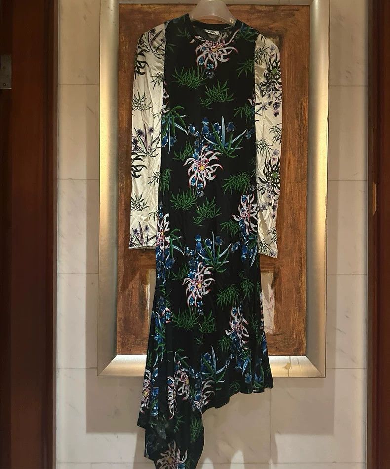 Kenzo KENZO Render a long sleeve fitted dress Size S / US 4 / IT 40 - 3 Thumbnail