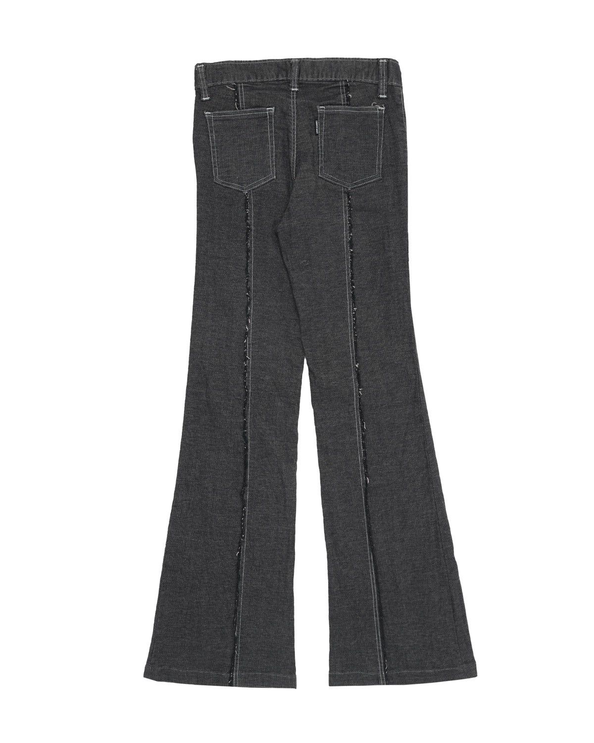 If Six Was Nine × Japanese Brand × Tornado Mart TORNADO MART Frayed flare pants Size US 27 - 2 Thumbnail
