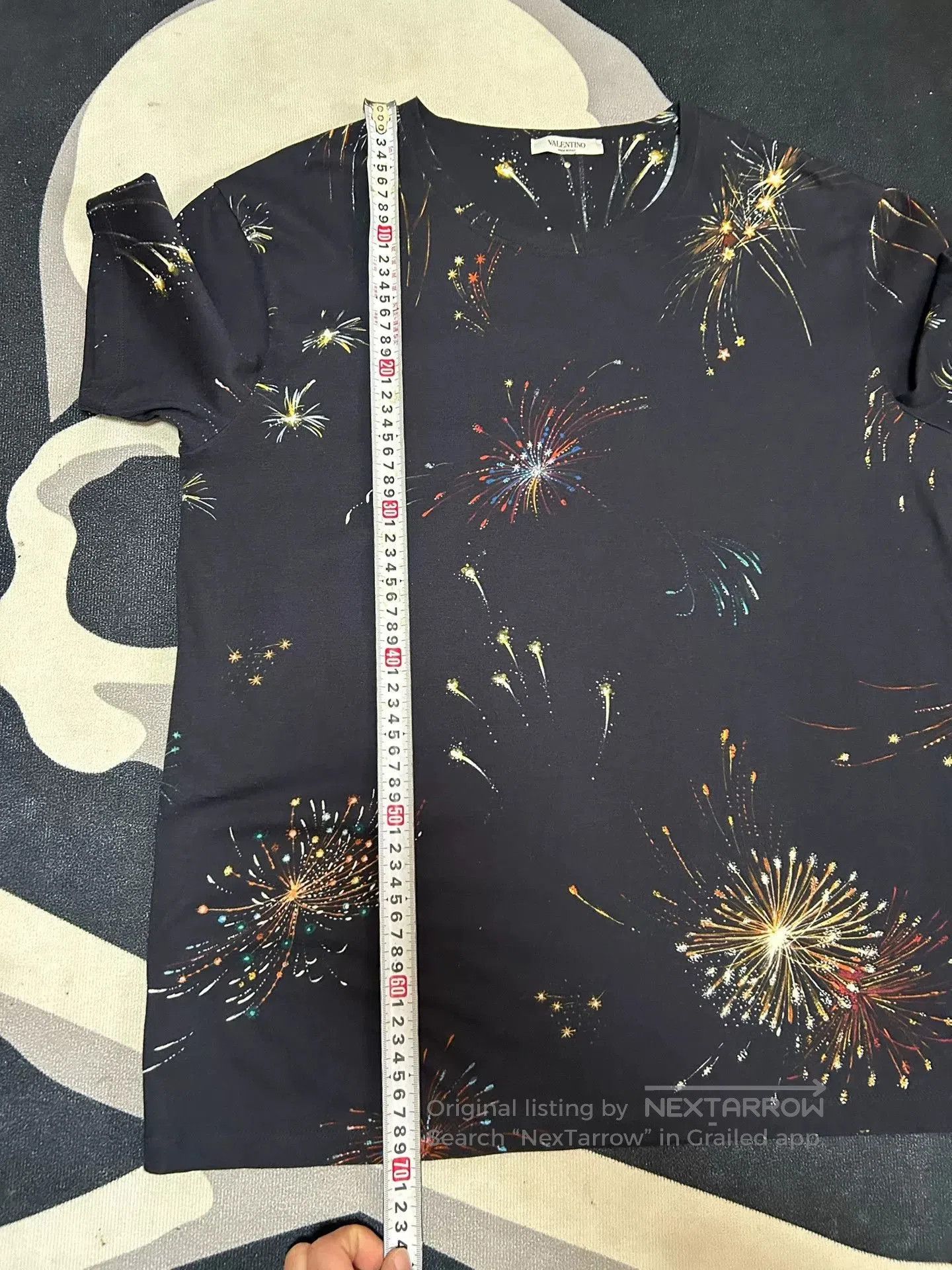 Valentino Valentino Short Sleeve Firework T-Shirt. Size US L / EU 52-54 / 3 - 7 Thumbnail