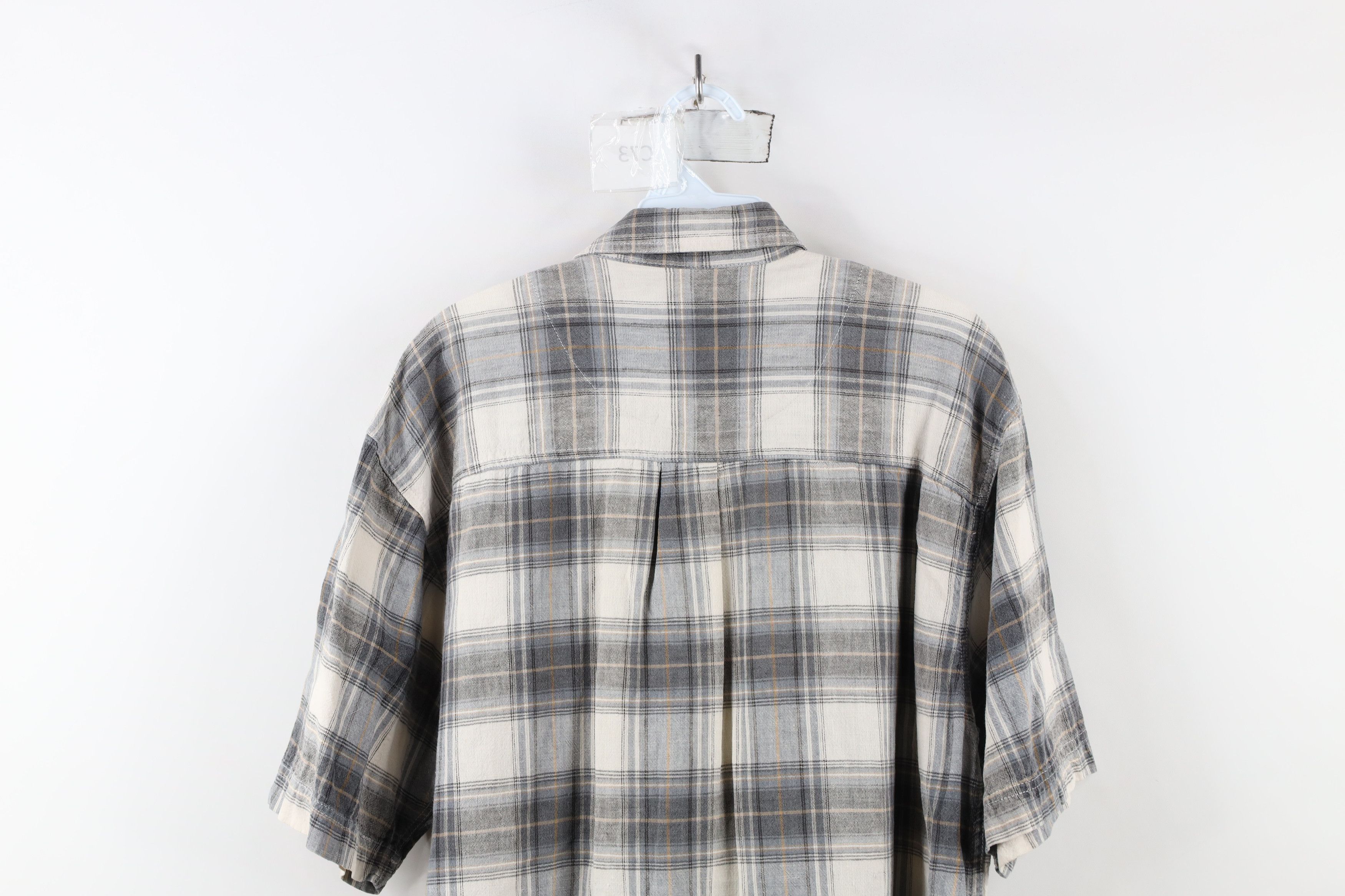 Vintage Vintage 90s Streetwear Blend Baggy Fit Button Shirt Plaid Size US M / EU 48-50 / 2 - 9 Thumbnail