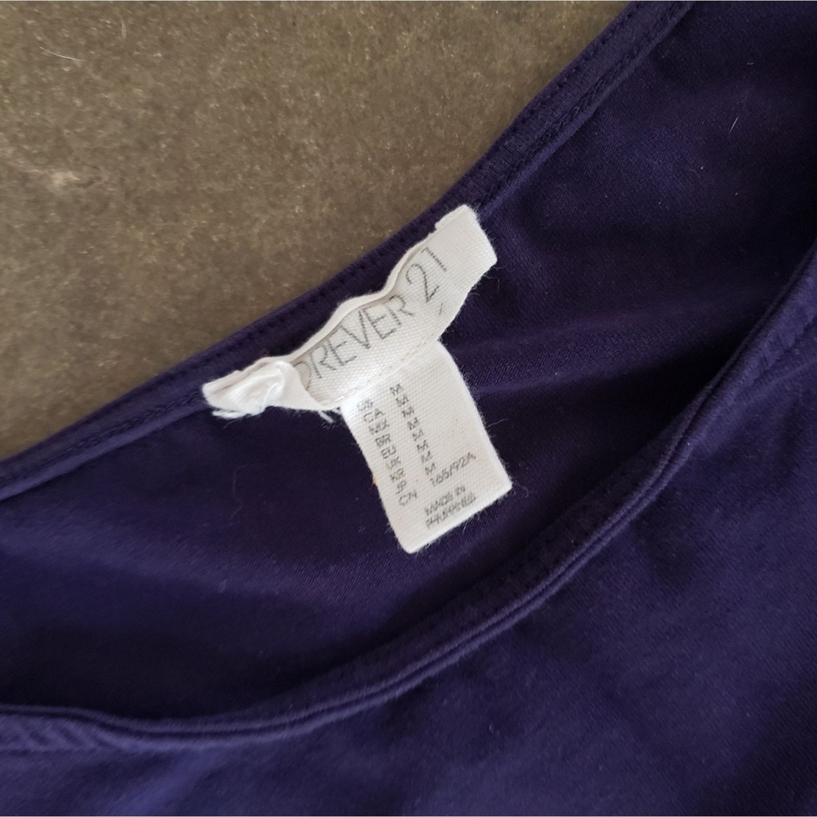 Forever 21 Dark Violet | F21 | Cropped Long Sleeve Size M / US 6-8 / IT 42-44 - 3 Thumbnail