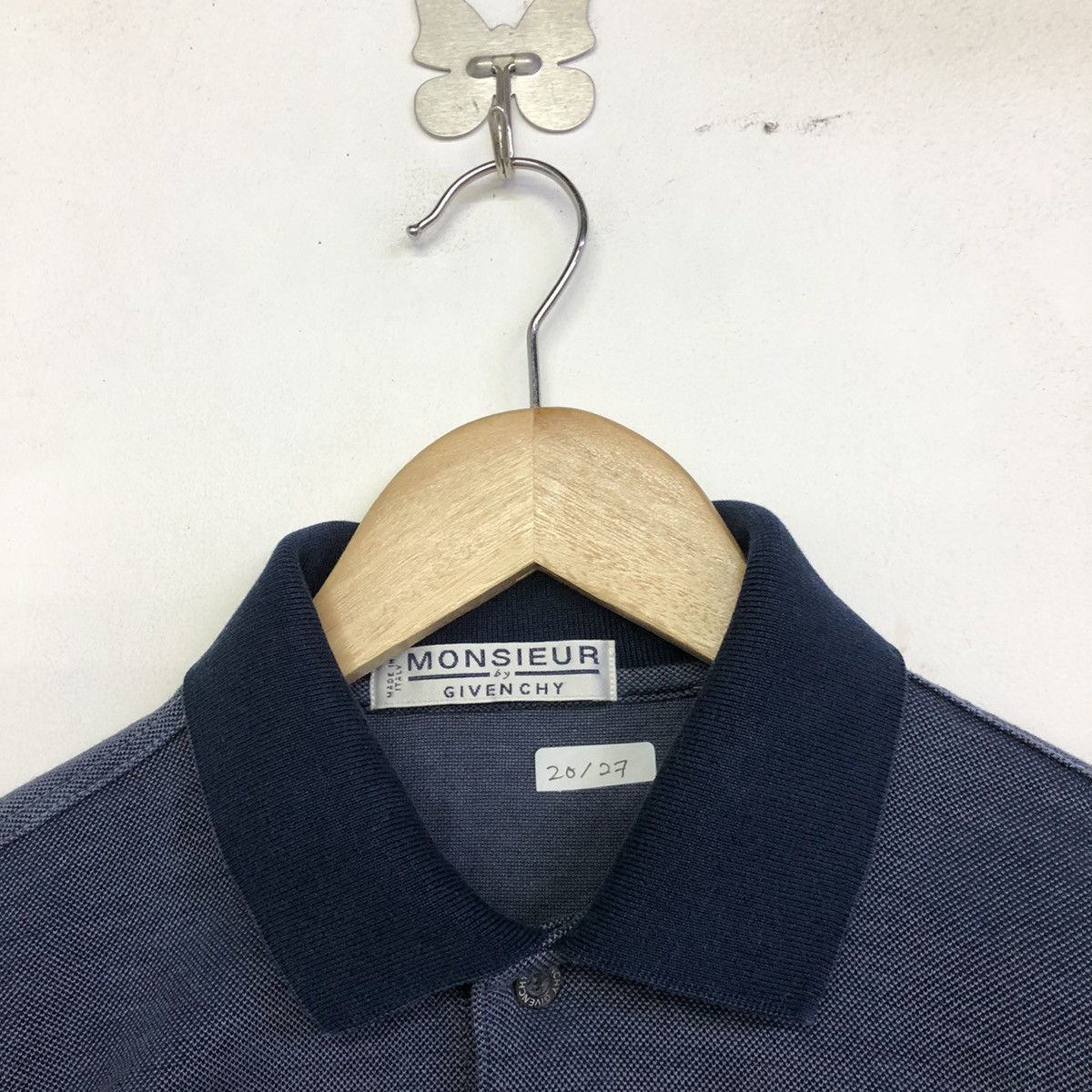 Givenchy × Vintage Vintage Givenchy Monsieur Polo Pocket Shirt Size US M / EU 48-50 / 2 - 4 Thumbnail