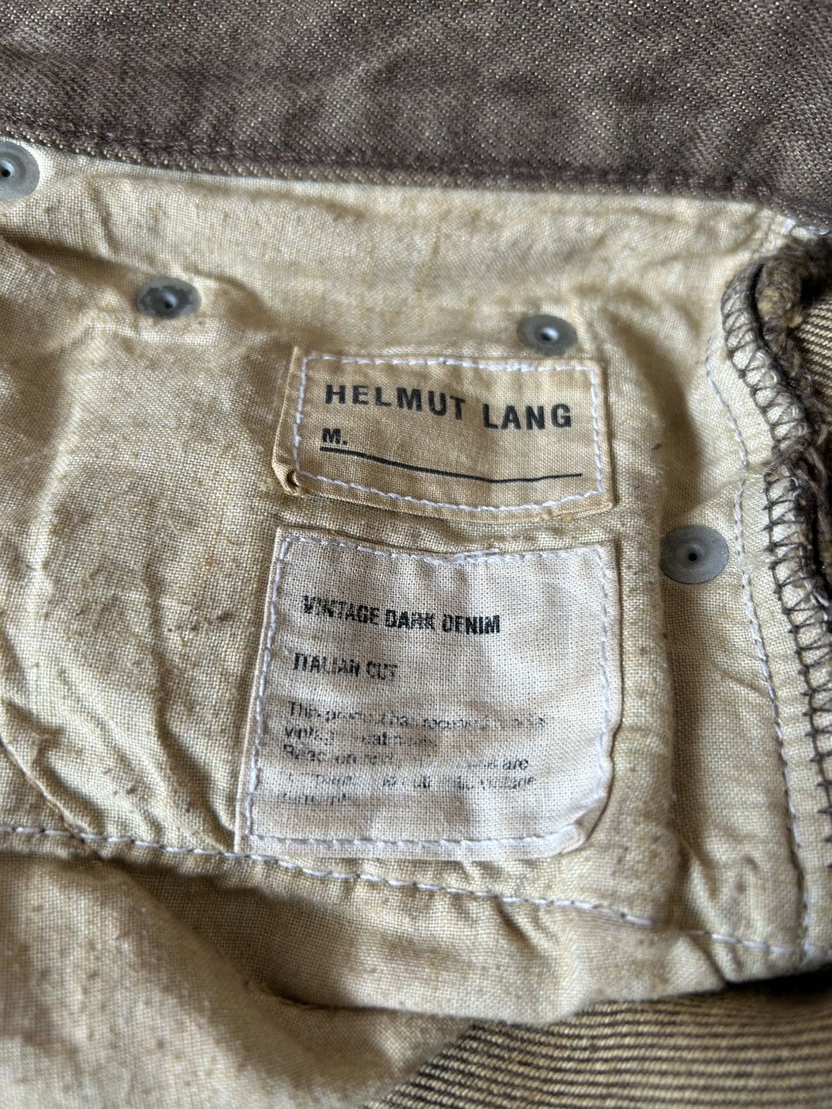 Helmut Lang Helmut Lang Vintage Dark Denim Size US 29 - 9 Thumbnail