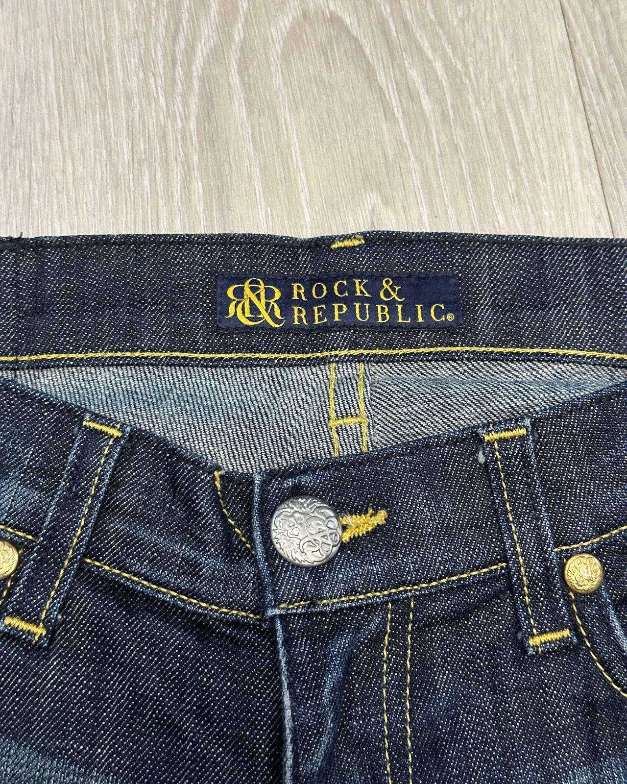 Rock & Republic × Vintage Rock & Republic Kasandra Bootcut Low Rise Womens Jeans 29x28 Size 29" - 6 Thumbnail
