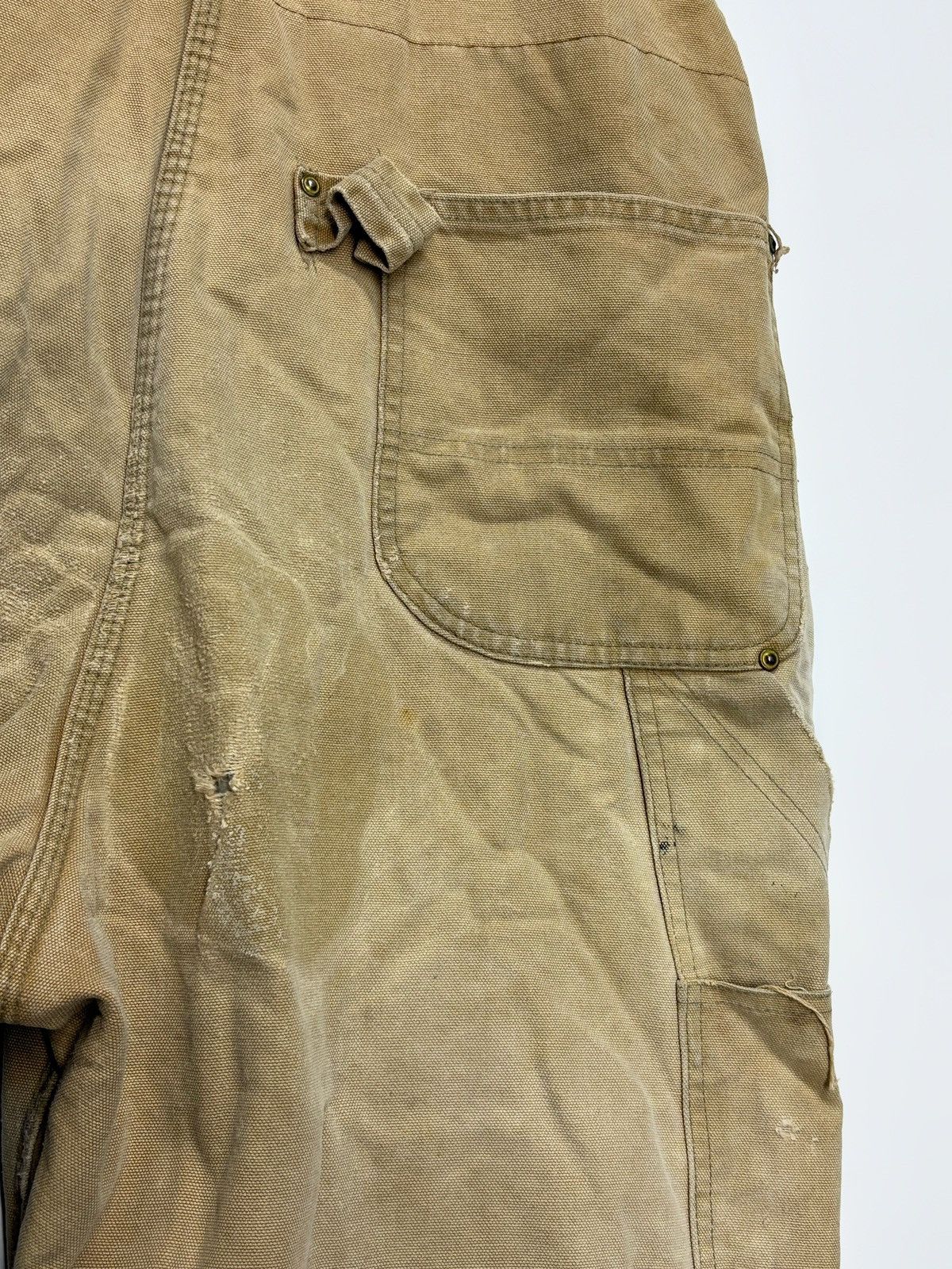 Carhartt Carhartt vintage overall canvas trashed faded mens rare Size US 32 / EU 48 - 16 Thumbnail