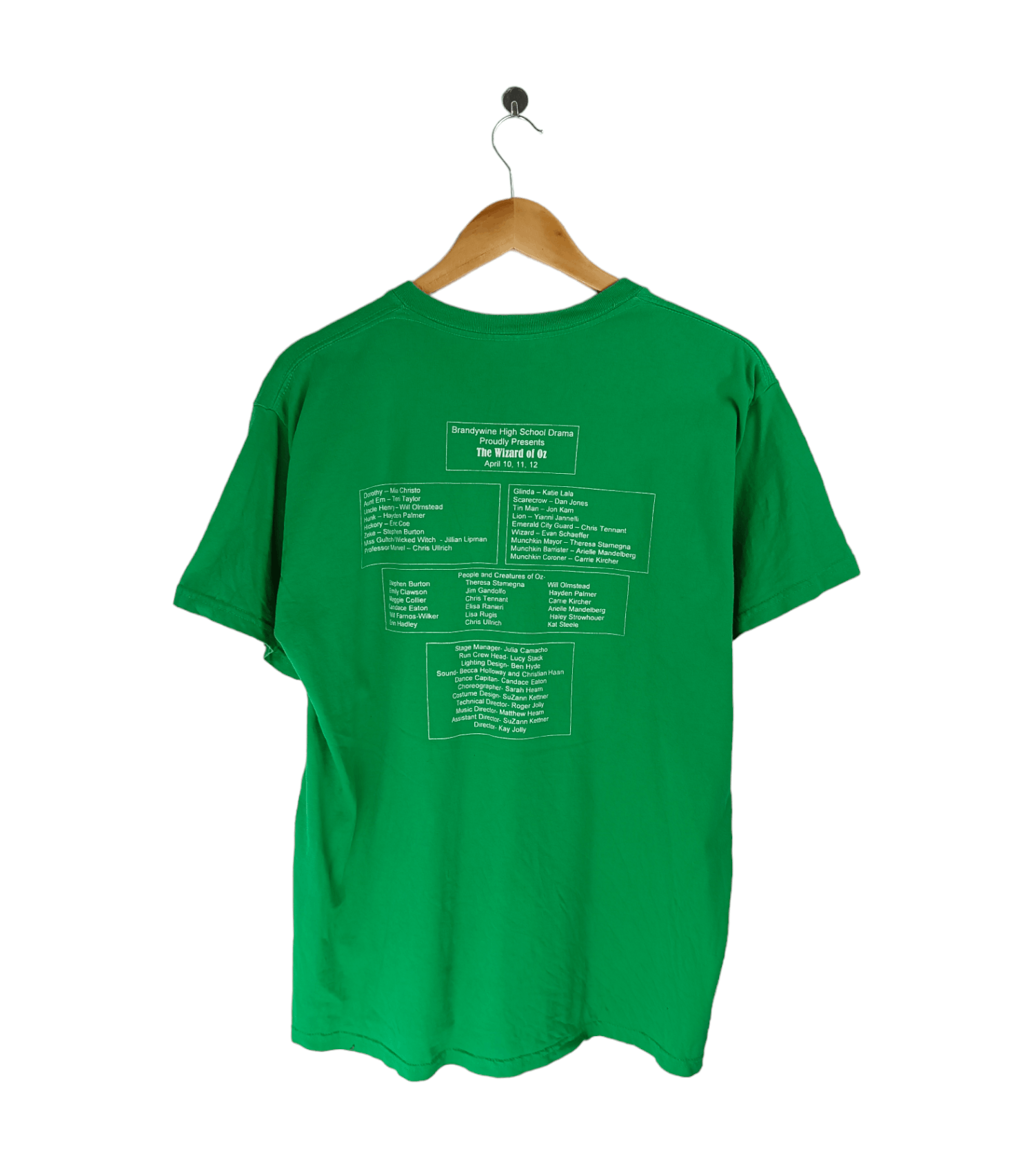 Vintage VINTAGE WIZARD OF OZ THEATER CREW HIGH SCHOOL DRAMA TEE Size US L / EU 52-54 / 3 - 2 Thumbnail