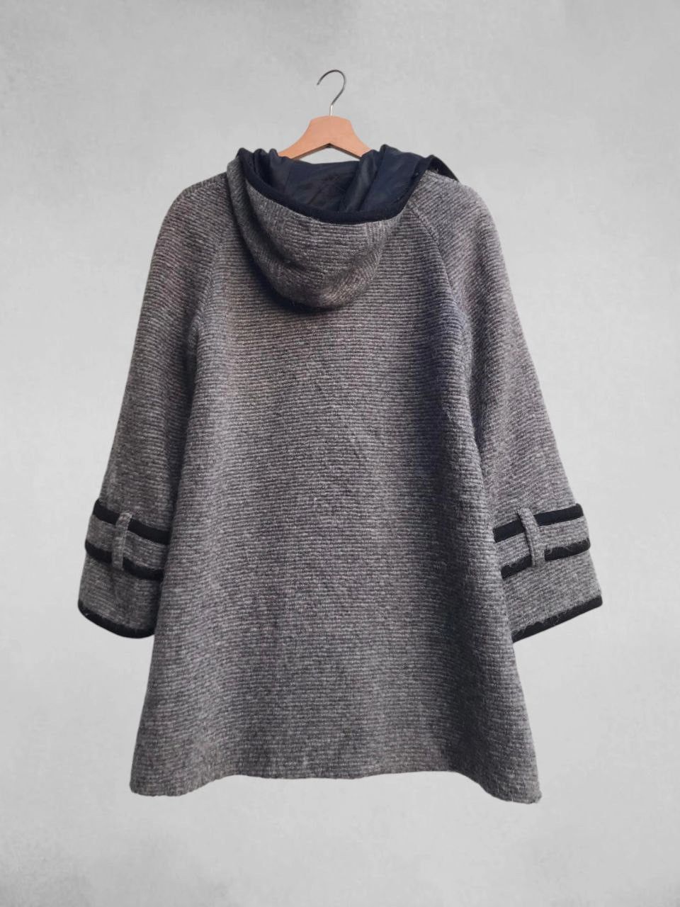 Lanvin Lanvin en Bleu Mohair Coat Size XS / US 0-2 / IT 36-38 - 4 Thumbnail