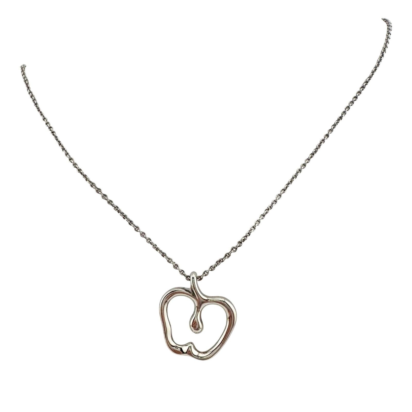 Tiffany & Co. Tiffany & Co Apple Necklace in Sterling Silver - 15" Chain Size ONE SIZE - 4 Thumbnail