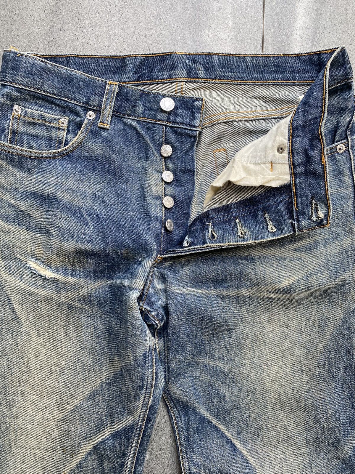 Helmut Lang 1999 Helmut Lang Classic Raw Denim Italian Cut Jeans Size US 30 / EU 46 - 3 Thumbnail