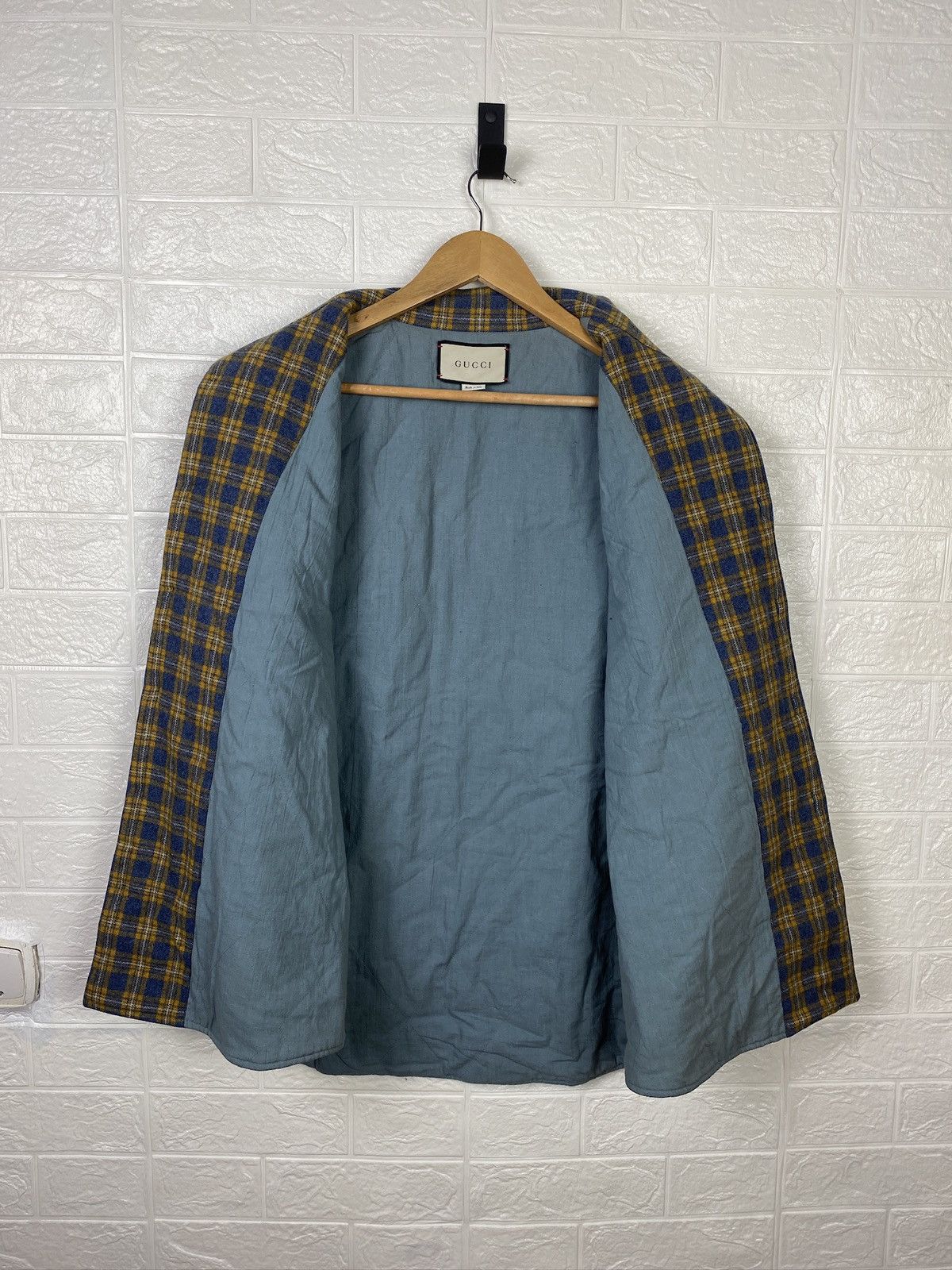 Gucci Gucci Wool Vest - SS20 Yellow & Blue Check - Size 52 Size US L / EU 52-54 / 3 - 15 Thumbnail