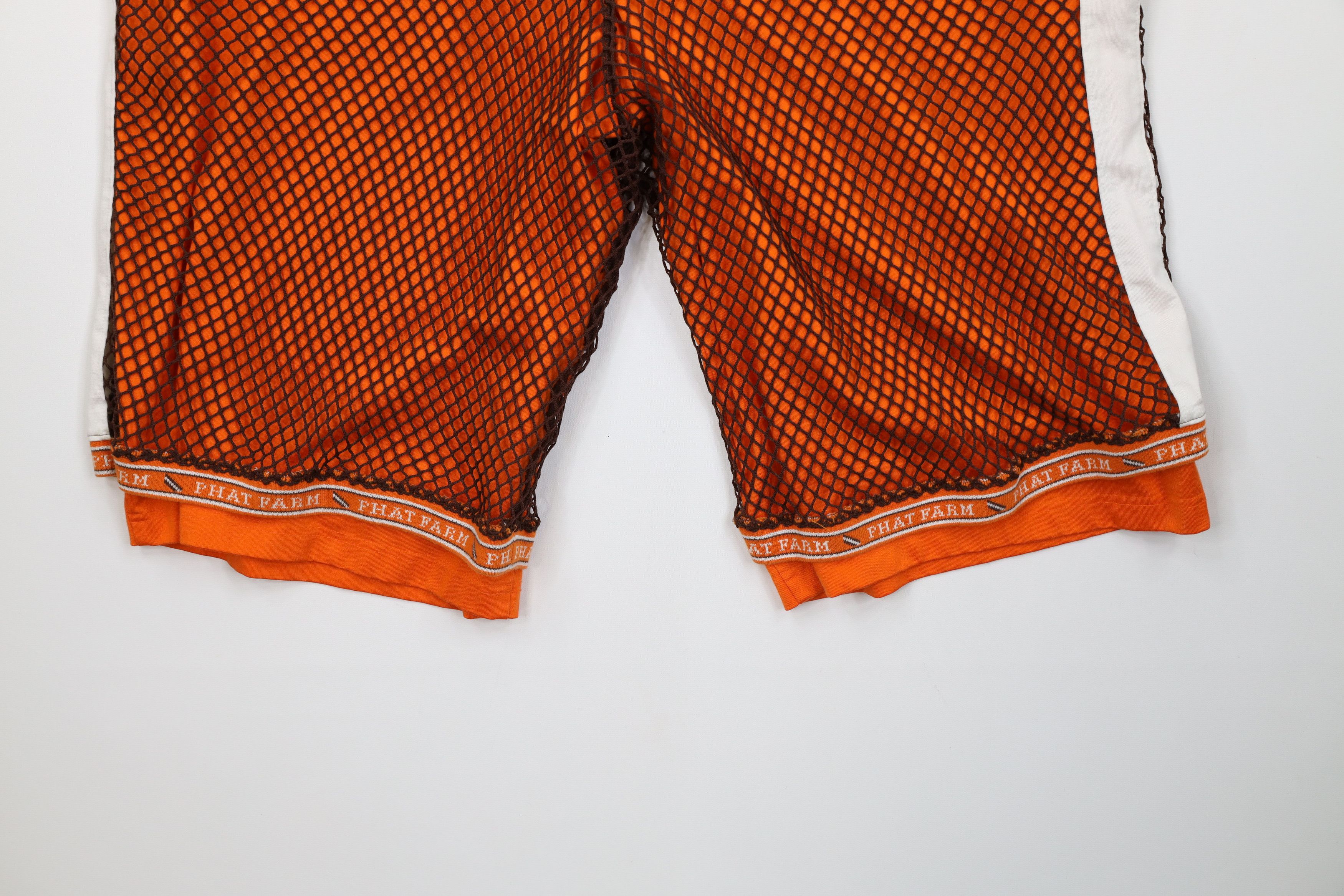 Phat Farm Vintage 90s Y2K Phat Farm Heavyweight Basketball Net Shorts Size US 36 / EU 52 - 14 Thumbnail