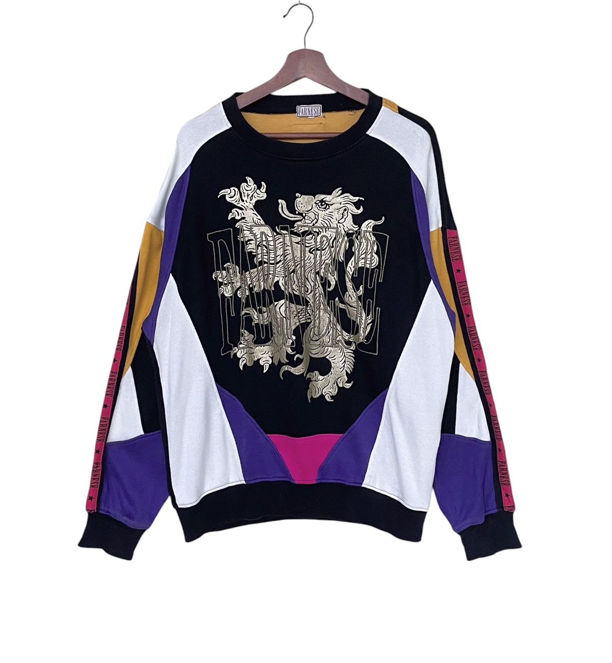 Japanese Brand × Vintage Vintage Japanese Brand Farnese Multicolour Sweatshirt 1990s Size US M / EU 48-50 / 2 - 1 Thumbnail