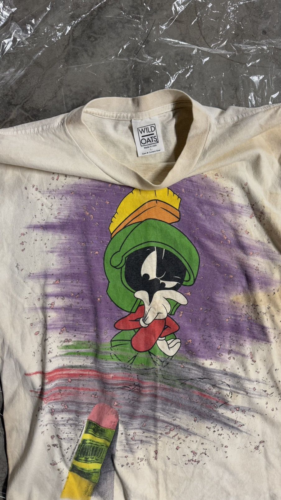 Vintage T shirt vintage 90s cartoon marvin wild oats Size US L / EU 52-54 / 3 - 1 Thumbnail