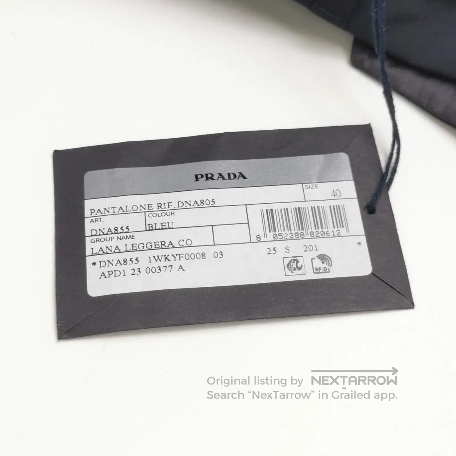 Prada Prada Black Wool Trousers Size 4. Size 39" - 4 Thumbnail