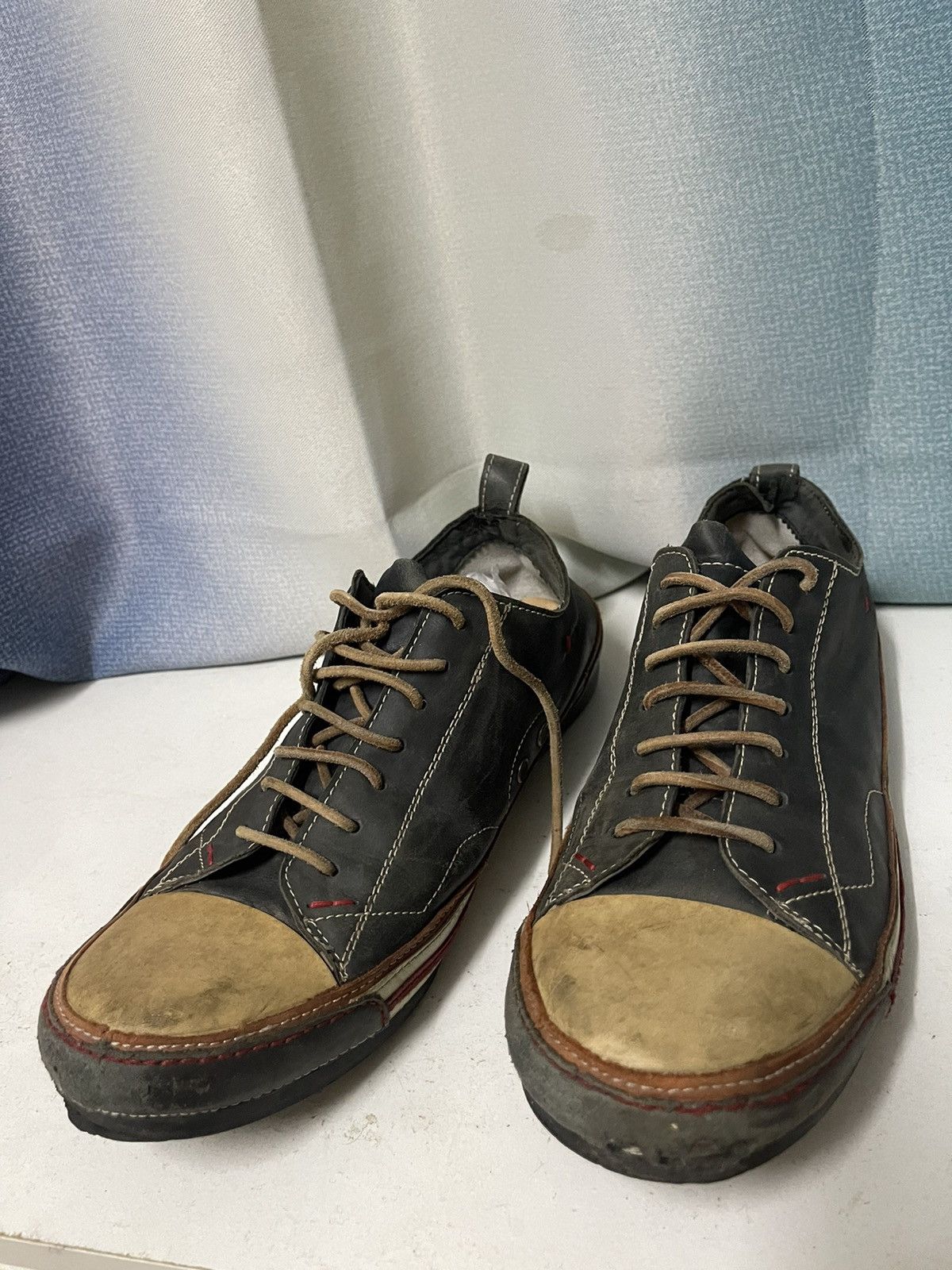 Alfredo Bannister VINTAGE ALFREDO BANNISTER DISTRESSED LEATHER SHOES Size US 8.5 / EU 41-42 - 6 Thumbnail